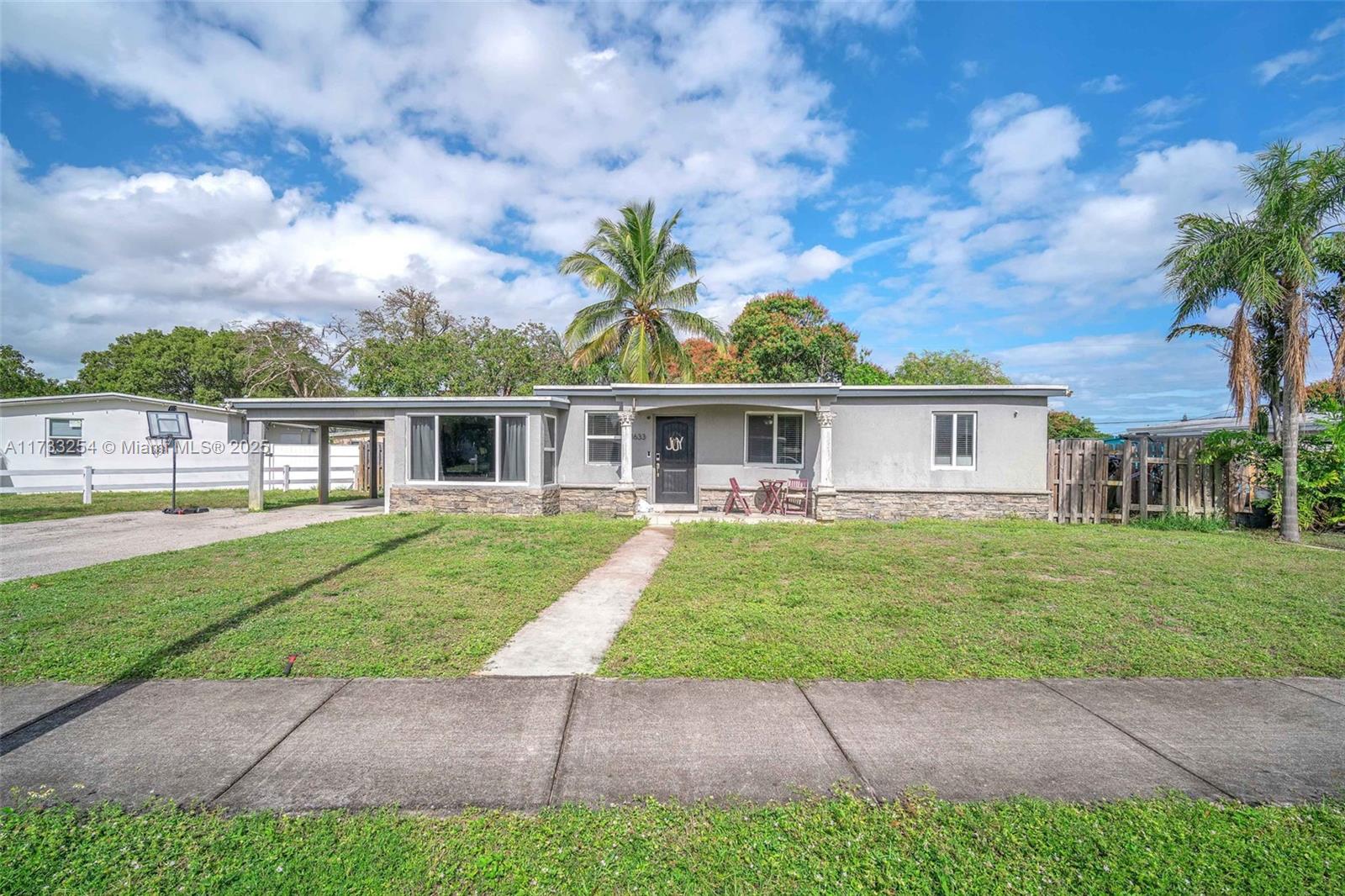 Priced to Sell! This charming 3-bedrooom, 2.5-bath home (covered patio) is located near the Pompano Beach & Deerfield beaches Florida. This home is perfect for a First-Time Home Buyer because this updated home offers both style and functionality, with modern stainless steel appliances and bright, airy bathrooms. The true highlight is the spacious yard, featuring a covered patio for relaxing or hosting gatherings. Whether you're looking for a peaceful retreat or a lively space for events, this home offers it all!