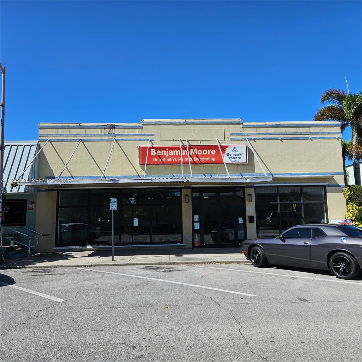 Exceptional 5,000 sq ft commercial space in vibrant Downtown Vero Beach, the area’s premier destination for boutique shopping, art galleries, dining, and events. This open-concept building with soaring 16-foot ceilings is ideal for creative businesses, showrooms, or flagship retail. Brand-new full-impact glass storefront and 10-foot doors flood the space with natural light while maximizing street visibility and pedestrian access. Plenty of public parking. Professionally silicone-coated roof with 20-year warranty. Currently configured as 60% showroom/40% warehouse, separated by one non-load-bearing wall.