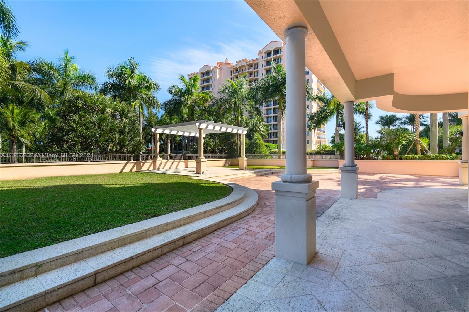 Distinctive and inviting 2-story residence in exceptional Deering Bay Yacht & Country Club. With 7 Bedrooms, 6 full and 2 half bathrooms, and a family room with fully equipped bar, great for entertaining family and guests. Fantastic opportunity to own this one-of-a-kind unit. Luxuries include your own private immense walk-out patio garden with direct access to the swimming pool, patio or balcony access from every room, sublime tropical views, home theatre with wet bar. Master suite has an abundant walk-in closet, spa-like master bathroom, and master bedroom with an amazing covered balcony terrace. Warm wood floors in the bedrooms and smooth stone floors in all social areas. Enjoy the unprecedented amenities that Deering Bay has to offer.