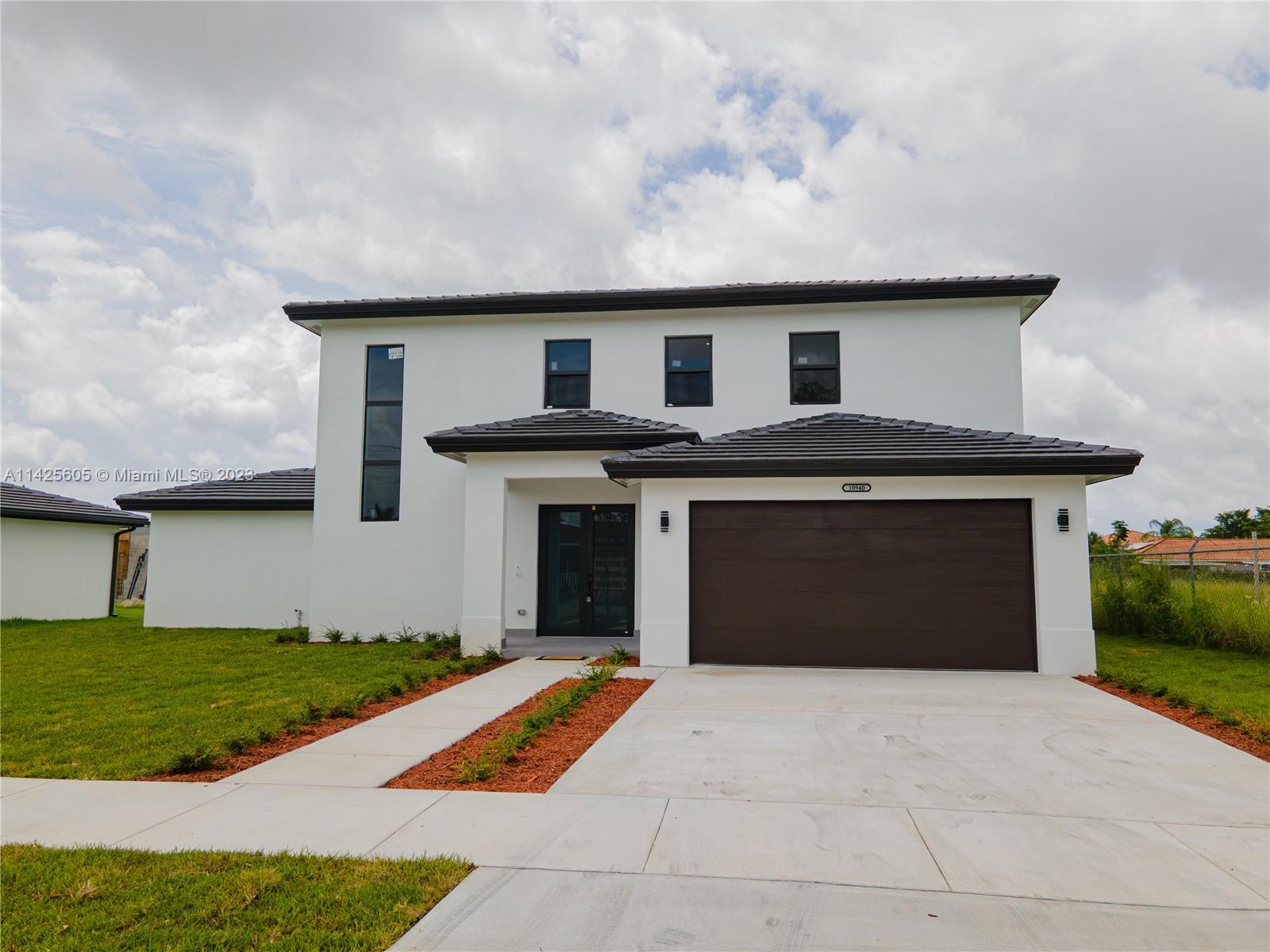 12 Single family homes NEW CONSTRUCTION!, This home is the model Breccia and the features 2,940 SF 4 bedrooms and 3 full bathrooms, an open concept floor plan, porcelain floors throughout, impact windows & doors throughout, modern kitchen cabinets, quartz countertops, LED lights throughout, a concrete tile roof, & 2 car garage with additional parking in the driveway, stainless steel kitchen appliances, sitting on a 6,500 Sq.Ft lot offering plenty of space to build your dream Patio. Best of all, there are no CDD taxes and no HOA. For more information,please contact listing agent. Pool as an extra by request only.
