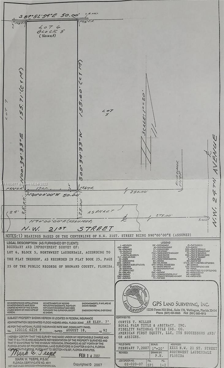 NORTH WEST LAUDERDALE - Land