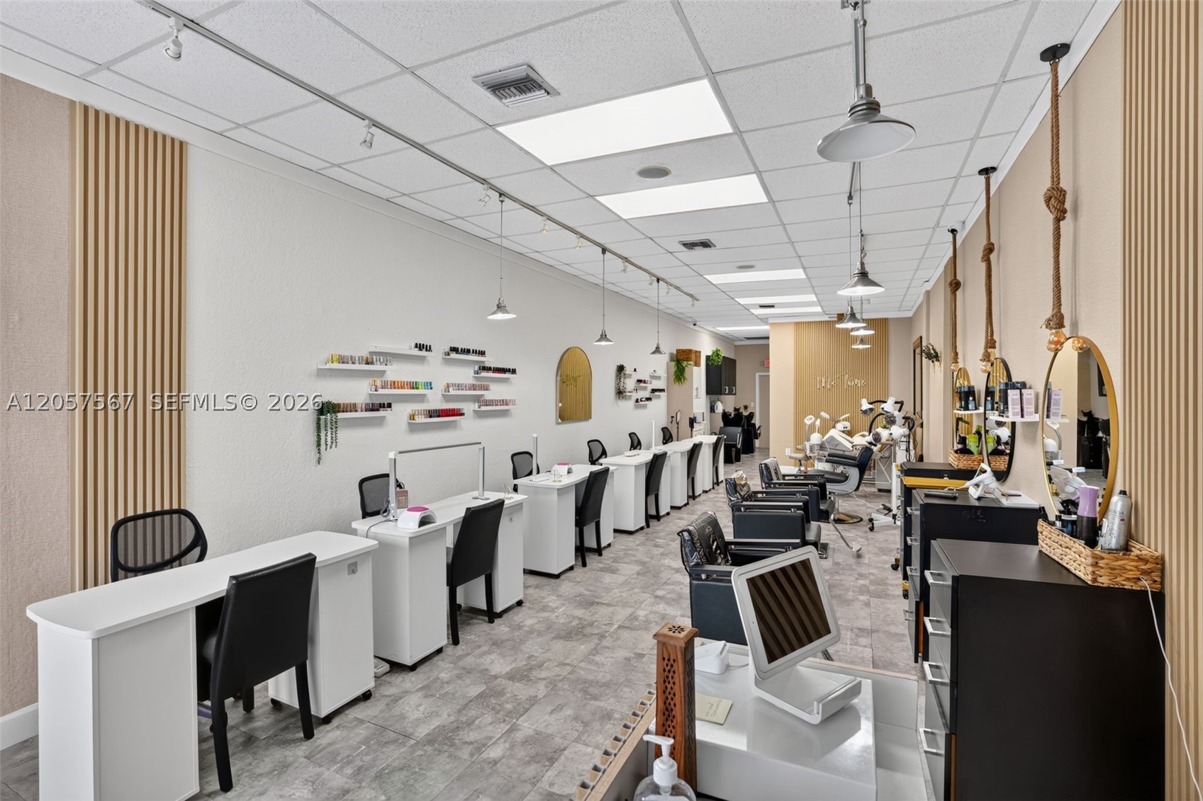 Step into ownership of an established beauty salon in a prime Miami location. This turnkey salon offers an impressive interior, functional layout, and a professional environment designed to deliver an exceptional client experience. Featuring a well-appointed space with quality finishes, equipment, and a strong foundation for continued operations, this opportunity is perfect for an operator seeking an established presence in the beauty industry. Located in a desirable area with excellent visibility and accessibility. Confidential business information available to qualified buyers.