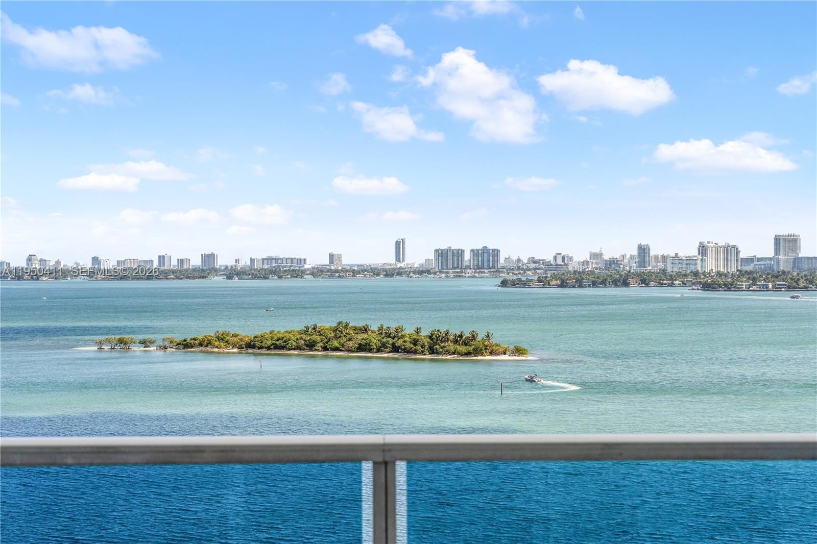 Unobstructed view of Biscayne Bay from this 1 bed/1 bath waterfront unit. This beautiful unit delivers 180 degrees, unobstructed views of the bay and MiamiBeach, with Downtown and North Miami at either end. Great open floor plan , high ceilings ,New washer and dryer, New AC ,remodeled bathroom and large walk-in closet.
Amenities include a full gym, swimming pool, parking and electric car charging.