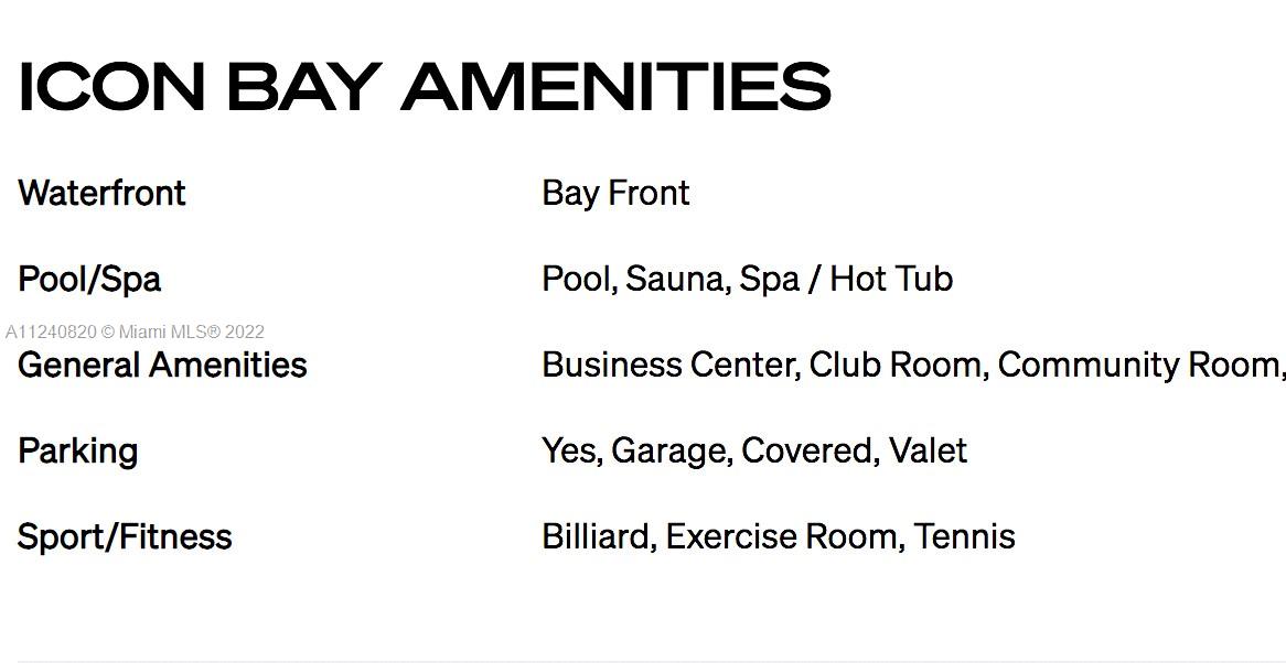 ICON BAY CONDO - Residential