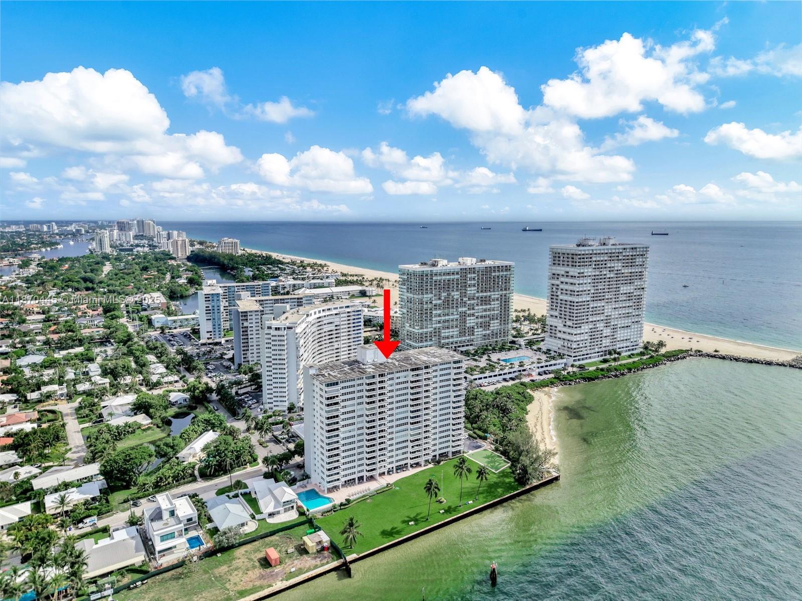 Sky Harbor East – Fort Lauderdale’s Southernmost Gem

Updated 3BD/2.5BA, 2,161 sq. ft. condo in one of Fort Lauderdale’s most sought-after waterfront buildings. Located at the southernmost tip of Fort Lauderdale Beach, enjoy unmatched views of cruise ships, the ocean, and Pier Sixty-Six.

This north-facing unit offers soft natural light, a split-bedroom layout, and a large balcony. Fully renovated in 2023 with new ceramic tile floors, kitchen, baths, impact windows/doors, and in-unit washer/dryer.

Steps from the beach and minutes to FLL airport, dining, and shopping. Resort-style amenities include heated pool, fitness center, 24/7 security, BBQ area, putting green, library, and more.

A rare chance to own a fully updated waterfront retreat in a prime location.