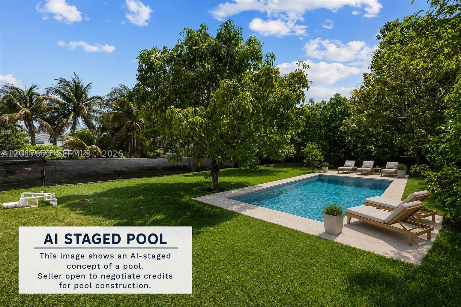 Pool credit available (depending on offer price and terms)!

Set on an oversized 16,200 SF lot in sought-after University Park/Westchester, this bright single-story home offers 4 bedrooms, 2.5 bathrooms, soaring ceilings, and open living spaces designed for everyday comfort and entertaining.

Enjoy your own tropical backyard with lush landscaping, fruit trees, two covered terraces, and plenty of room to create your dream pool. Minutes from FIU, top-rated schools, dining, shopping, and major highways.