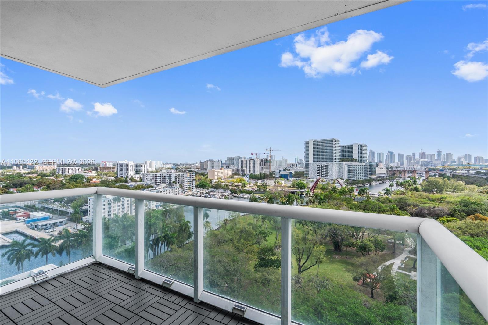 Breathtaking views of the Miami River, marina, and city skyline with stunning sunrises. Prime location just 3 miles from Miami International Airport and under 10 minutes to Brickell, Downtown, Midtown, Wynwood, Coral Gables, UM, and the Health District. Steps from River Landing Mall with easy highway access. Bright 2-bedroom, 2-bath corner unit featuring floor-to-ceiling windows, open layout, white tile flooring throughout (no carpet), stainless steel appliances, and in-unit washer/dryer. Primary suite with en-suite bath plus spacious second bedroom. Parking included. Enjoy great amenities: pool, jacuzzis, BBQ area, gym, party room, and more. Perfectly located Miami living.
