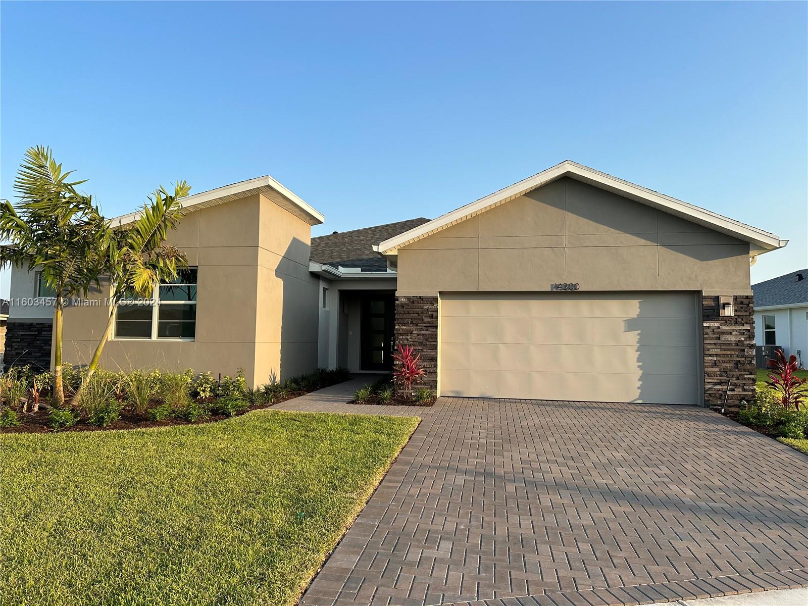 MLS#A11603457 Brand new! For Rent Unfurnished. Never been lived in! Gorgeous Biscayne Bay floor plan located in Cadence at Tradition in Port St Lucie. 4 bedrooms + Office + Homework station area! 2.5 bathrooms, 2750 sqft. Premium Lake View Lot. Kitchen with great cabinetry,covered lanai,Great Room, owner's suite with private bath and dual walk-in closets.Resort-style amenities: pool,nature trails, wading pool,cabana, parks, grilling stations, and more! Unparalleled luxury living in a gated community with top-notch features and exceptional charm, perfect for relaxation and entertainment.The Tradition Master planned community and Cadence HOA covers:Home/lot Full lawn maintenance,High-speed internet,Premium Cable TV service,Smart Security System, Clubhouse,Resort Pool,Wading Pool,Gated Entry!