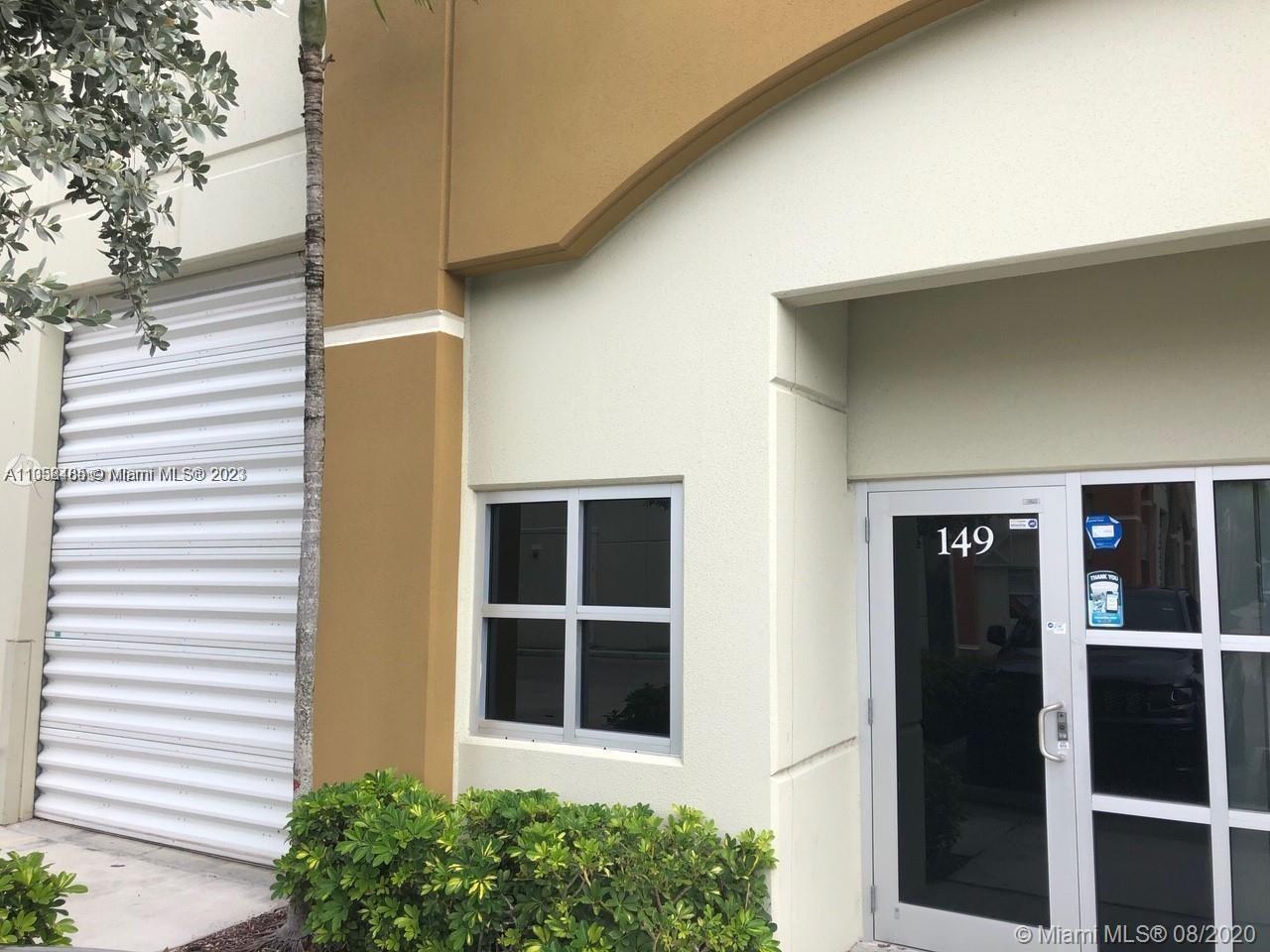 This is a 1,320. SQ FT Warehouse Features 10% SQ FT Office Space under A/C Warehouse/Industrial space. Office recently remodeled, available in Dolphin Park of Commerce. Features office in the front of the building and warehouse in the back ( front loading). Street level overhead loading door 18-20 foot Clear Ceiling Height, Easy access with no obstacles to bay door for large trucks, high impacts resistance windows and security system. It includes 2 assigned parking spots and ample visitor"s parking. Dolphin Park of Commerce is B+ industrial Building located near the Dolphin Mall, Turnpike and 836 (Dolphin Expressway). Location is 20 minutes away from Miami International Airport and 20 minutes away from the Port of Miami.