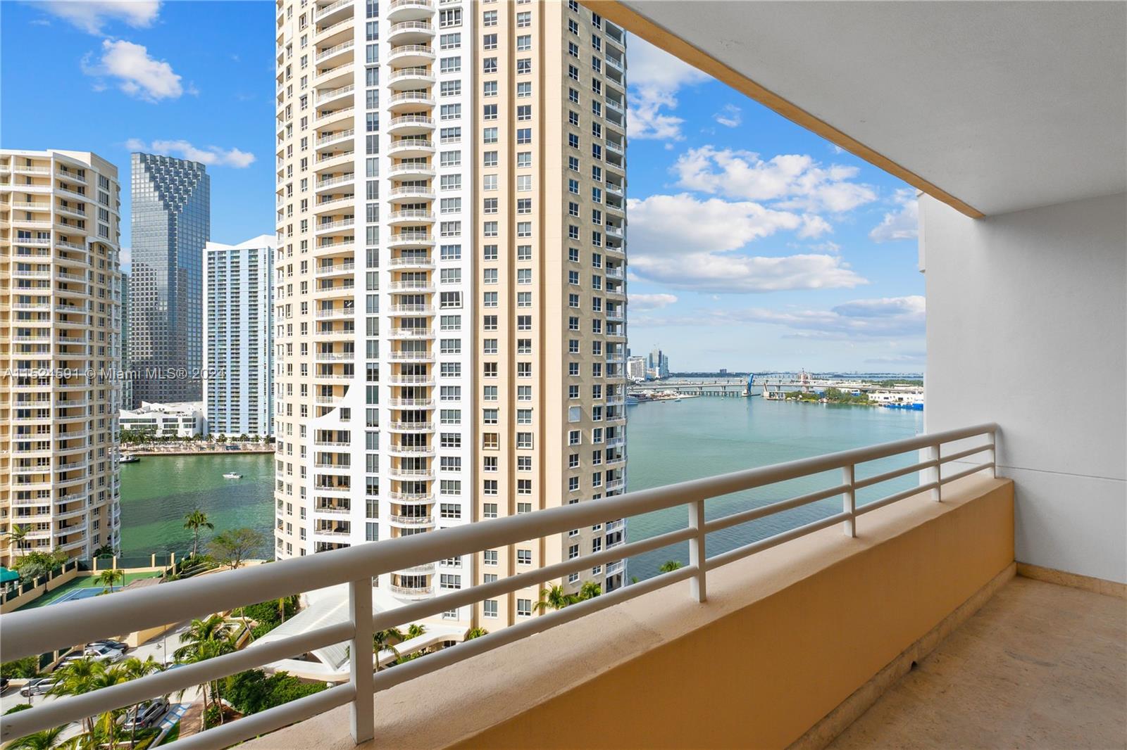 Rare & spacious move-in ready 17th floor 1 bed 1.5 bath 907 sq/ft. unit at the luxurious Two Tequesta Point on an exclusive Island Oasis called Brickell Key. The unit has stunning city/bay views, a completely Remodeled Kitchen w/ Stainless Steel appliances, upgraded lighting, Marble & new bedroom flooring, an open kitchen, Washer/dryer, a nice sized balcony, a walk-in custom closet, & a large master bedroom w/ beautiful bay/city views & balcony access. Two Tequesta Point is a luxury condo w/ low maintenance fees, a state-of-the-art fitness center (w/ Racquetball, Basketball, Cross-fit, Pilates, Massage & Aerobics areas), an updated lobby, BBQ's/outdoor kitchen, a playroom, tennis, 2 conference rooms, free valet, 24/7 security and concierge services, on-site management, and a new clubroom.