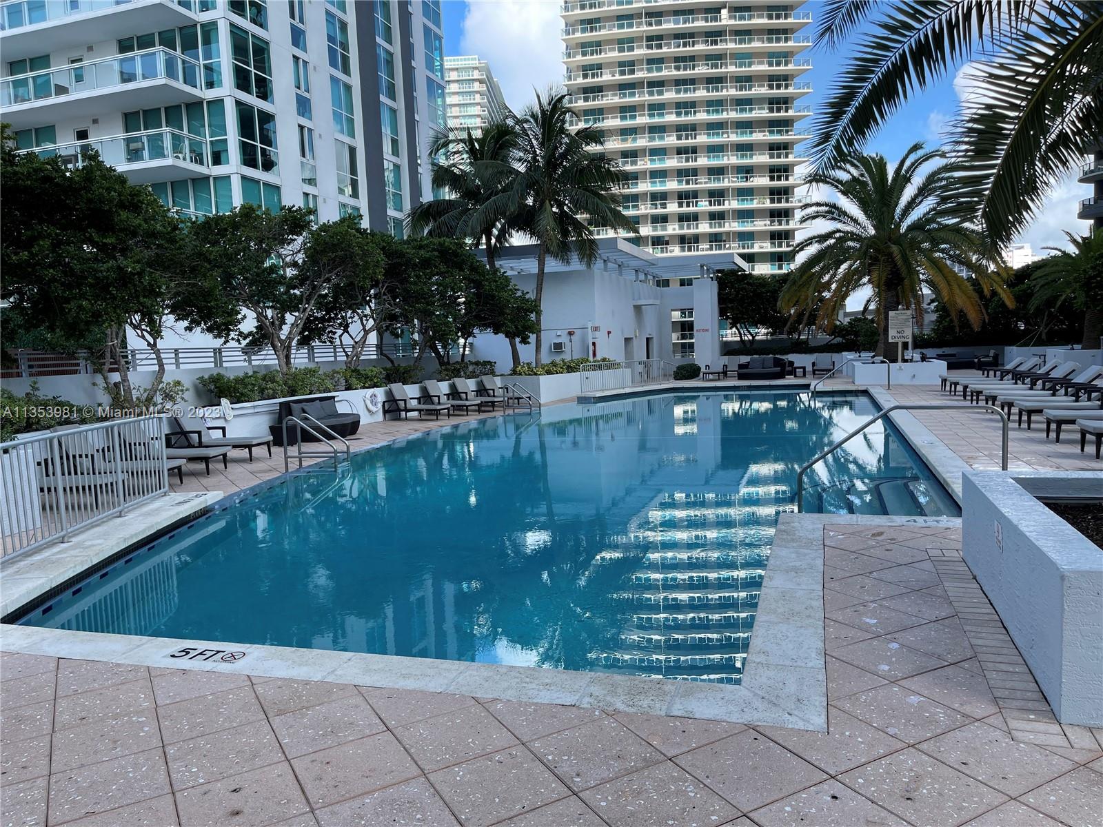 Miami custom designed 2 bed, 2.5 suite freshly painted, open modern kitchen with stainless steel appliances is ideal for entertaining.  Spectacular NW city views from your wrap around terrace are perfect by day or by evening. Be in the heart of the newest restaurants, bistros and bars but if you wish to stay home, then enjoy your state of the art, pool, fitness, billiards, virtual golf, wine and cigar lounge, concierge, valet & security. Enjoy your new home in the heart of Miami and close to Brickell City Center.