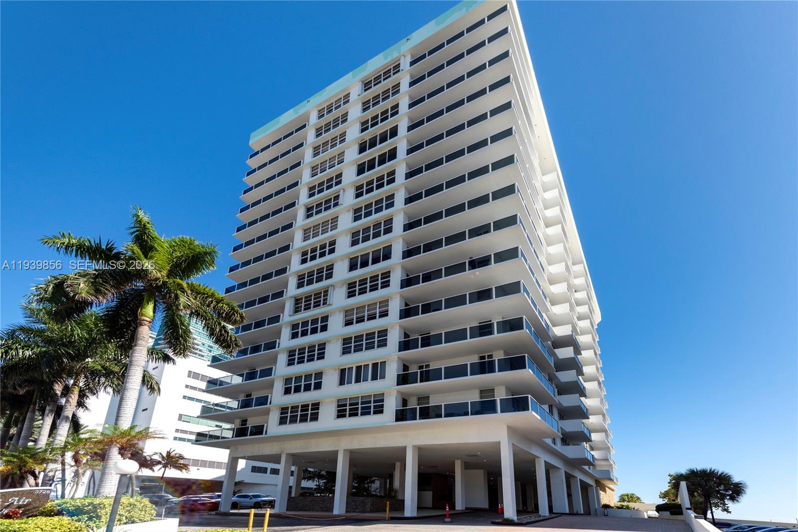 Never lived in, owner use it as their pleasure every now and then.   Recently painted.  Brand new appliances.  Two parking spaces,  one indoor and one across the street. Enjoy the ocean view from your balcony also a view of the pool.  Two full bedroom that would fit two beds. And two full baths. This property could be rented 12 x year  with 30 day minimum . Lots of closet space.  Washer and Dryer inside the unit..  50 year certification is completed.