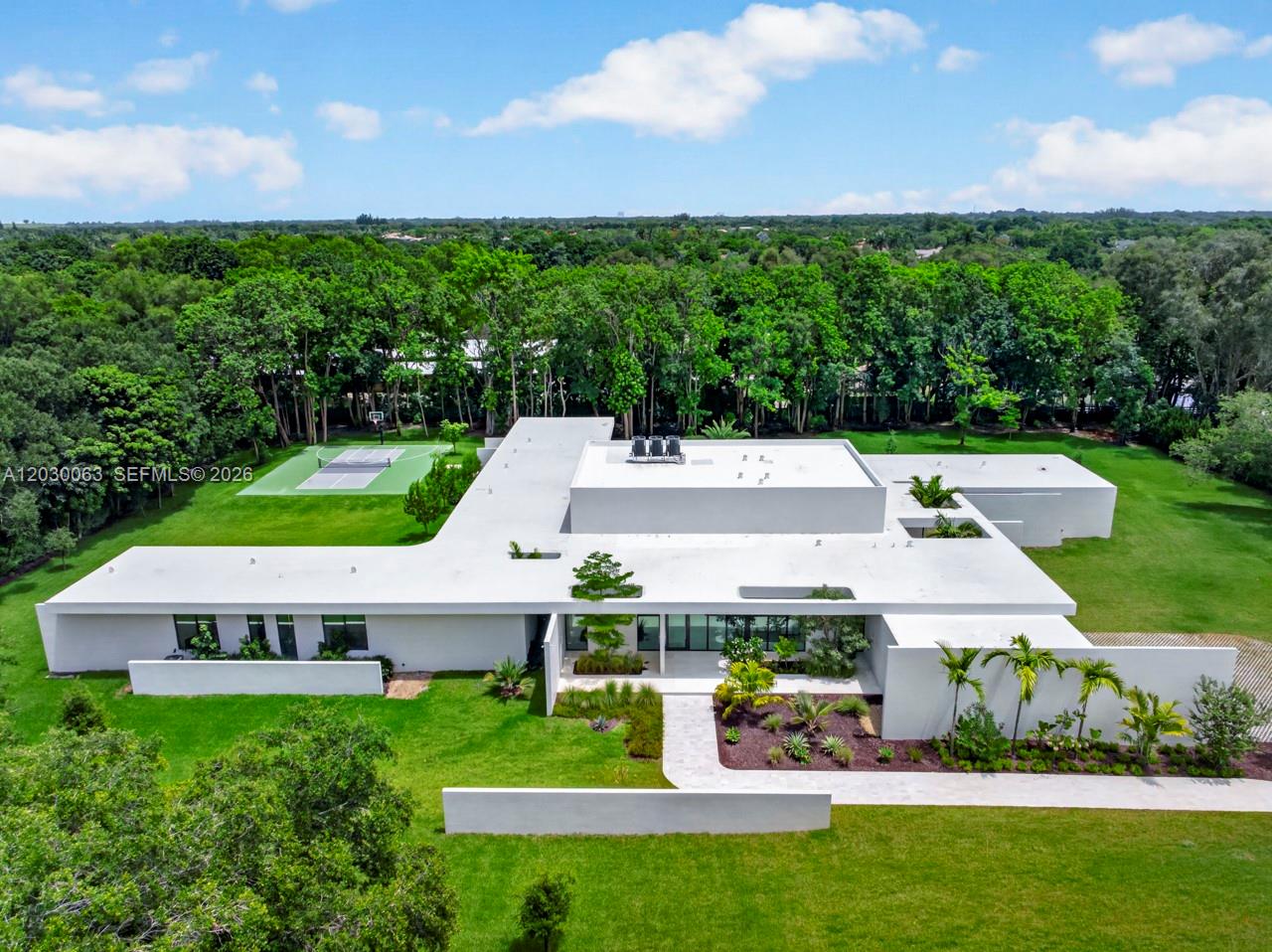 Luxury Rental Opportunity – Southwest Ranches EstateA newly completed architectural masterpiece in the prestigious enclave of Southwest Ranches is now available for lease. This stunning 9,578 SF estate offers an expansive 12,618 square feet of covered living space that seamlessly blends grand interiors with resort-style outdoor living across 2.5 private acres.The home features six expansive bedrooms and eight impeccably appointed bathrooms, including a private master wing designed as a true personal sanctuary. Every detail reflects uncompromising scale, sophistication, and craftsmanship.Perfect for effortless entertaining and everyday luxury, the estate includes a cabana/gym, study, theater, formal living room, family room, gourmet kitchen, and a discreet butler’s kitchen. The distinctive architecture opens to serene courtyards and lush gardens, where mature trees dramatically rise through sculptural roof cutouts.Outside, enjoy resort-caliber amenities including a stunning pool and spa, summer kitchen, and private sports court.This exceptional estate is available for long-term lease to the discerning tenant seeking privacy, space, and unparalleled lifestyle in one of South Florida’s most exclusive communities.Serious inquiries only.