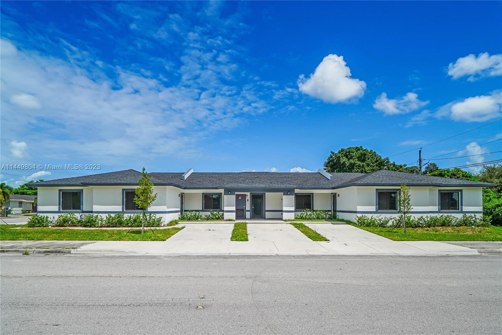 Newly Constructed Triplex - your ideal investment or forever home! Each unit offers 4 bedrooms, 2 bathrooms, exquisite porcelain tiles, impact windows and doors, white wood cabinets, and stunning quartz countertops. Enjoy modern stainless-steel appliances, including a microwave, fridge, washer/dryer. Potential rental income per unit of $3,096 (Section 8) or market value of $3,200+. Flexibility to convert units into condos for individual sale. With construction FULLY completed and the Certificate of Occupancy secured, this property is a must-see!