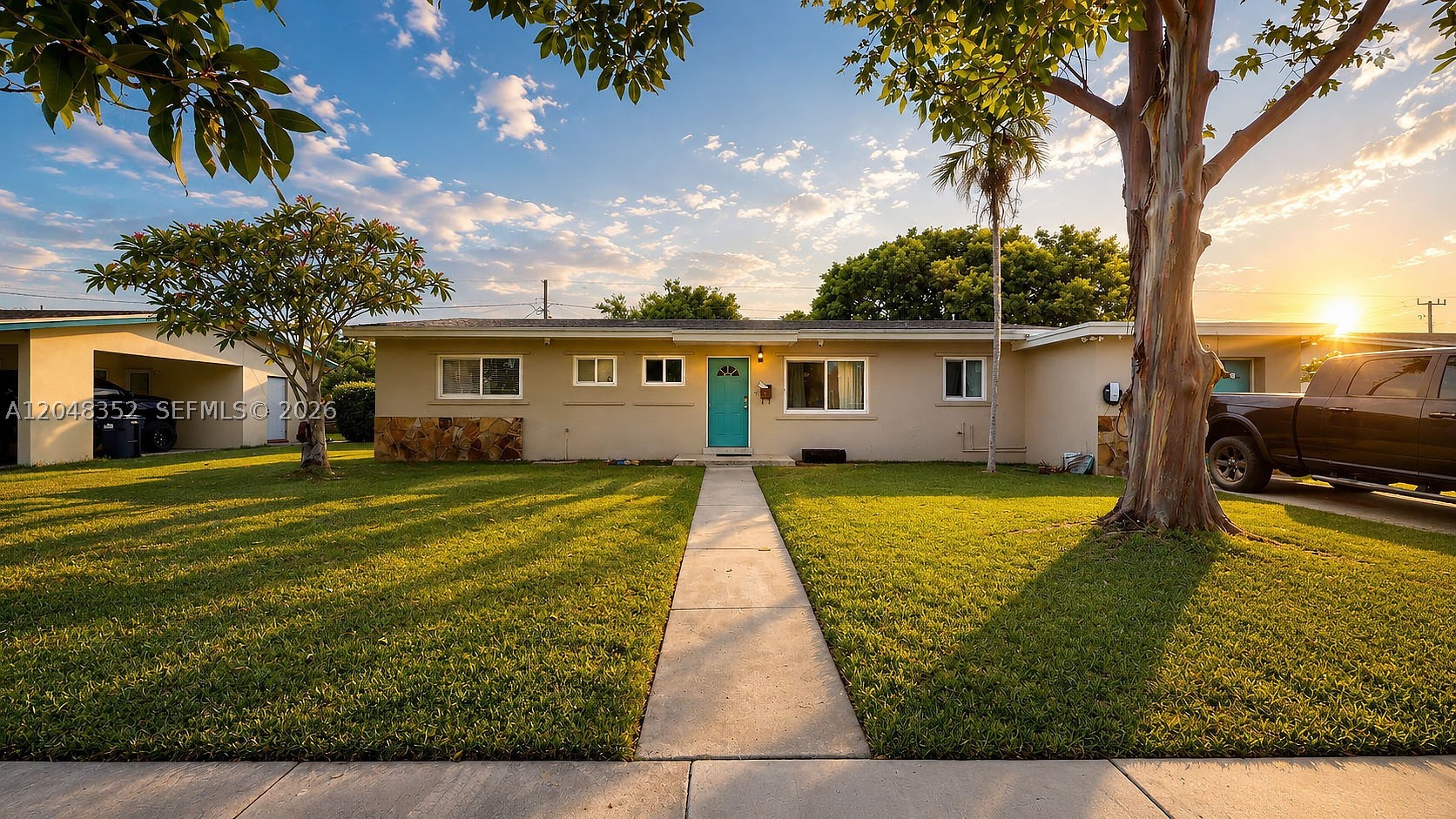 NO HOA! Beautifully maintained 3-bedroom, 2-bath single-family home in the heart of desirable Cutler Bay! This move-in-ready home features bright, open living and dining areas, plus a spacious family room filled with natural light. Impact windows (2015), roof replaced in 2016. Situated on an oversized 9,088 sq. ft. lot, there's plenty of room for a pool, outdoor entertaining, or storing your boat or  jet skis.  Enjoy the covered patio overlooking yard. Ideally located just minutes from Black Point Marina, shopping, restaurants, parks, schools, US-1, and the Florida Turnpike, with easy access to Biscayne Bay and the Florida Keys. Don't miss this rare opportunity to own a spacious home with no HOA in one of Cutler Bay's most desirable neighborhoods!
