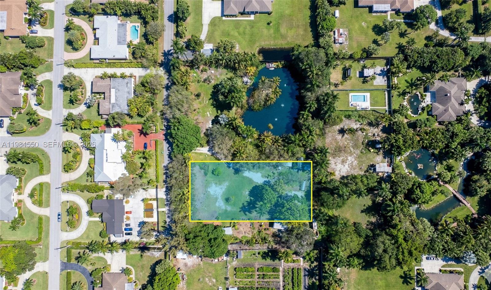 Rare opportunity to acquire a 40,260 SF residential lot on 154th Street in North Miami Beach, located in one of Miami Dade’s most supply-constrained and strategically positioned neighborhoods. This RU-1 zoned dry lot offers unmatched scale, flexibility, and long-term upside, perfect for a custom luxury estate or high-end spec residence. Positioned on a quiet, tree-lined street with mature landscaping and estate-style homes, the lot provides depth, privacy, and potential lake views, creating a serene oasis while remaining minutes from Sunny Isles Beach, Aventura Mall, US-1, and I-95. Full lake access enhances the lifestyle appeal, allowing for private docks, paddleboards, or unobstructed water vistas from terraces and oversized windows. The lot supports expansive development including a 6,000–8,000+ SF residence, resort-style pool, guest house, oversized motor court, and waterfront-oriented design maximizing lake views. Opportunities to assemble up to three adjacent parcels totaling 120,780 SF (2.77 acres) create potential for a signature estate compound or multiple luxury homes. Near-acre waterfront parcels in this corridor are extremely limited, making this a rare end-user or strategic development opportunity.