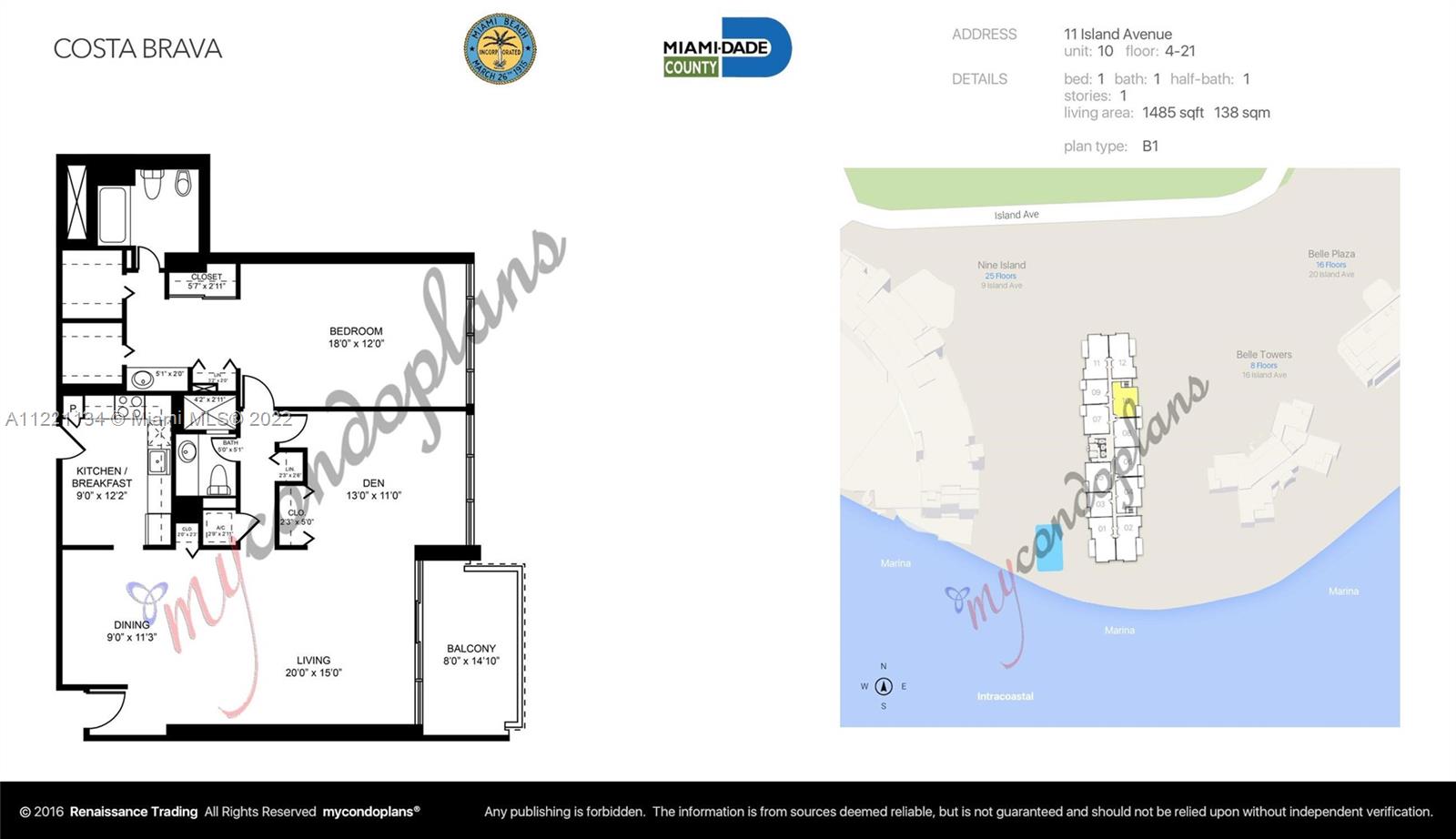 COSTA BRAVA CONDO - Residential Lease