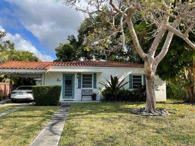 Location! Location! Perfect starter home in South Miami! Situated on a 6100 sq ft lot and recently updated, and move-in ready, this home has porcelain tile floors throughout, a kitchen with stainless steel appliances as well as granite counter tops, and a renovated bathroom. Extras include new interior doors and hardware, custom closets, and a carport as well as a free-standing garage. The ideal location with the opportunity to expand, makes this property an excellent choice. Please note total area square footage 1425 sq ft and adjusted area 1264 sq ft.
David Fairchild Elementary School District.