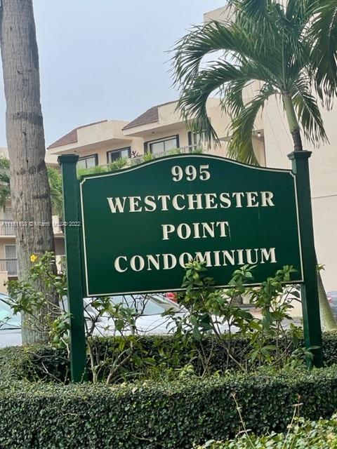 Welcome Investors !! Location location !!  First Floor unit, two assigned parking spaces. Spacious master bedroom with a walk in closet. Master bathroom has a shower and, washer & dryer for your convenience. Second room is adjacent to second bathroom. Spacious Balcony. Community has a pool and clubhouse for your enjoyment. Close to all highways, shopping centers, malls and FIU. Priced to sell, lowest priced unit in the building. Price is Negotiable!!