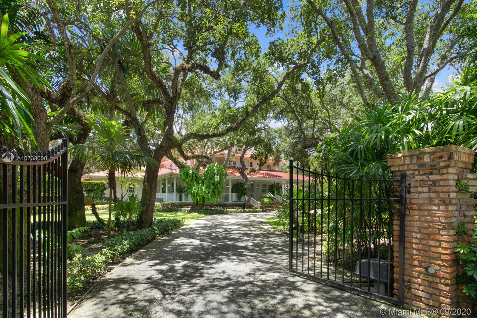 A rare offering of one of the finest waterfront homes in Snapper Creek with private dockage for serious boaters and direct bay access.  This custom home, designed by David Johnson, resides on almost 1.5 aces of lush landscaping, including exquisite lawns, mature trees, ½ basketball court, resort like pool, and 2-story guest house.  The 16k SF house, wrapped with wide porches, has 6 bedrooms and 6.5 baths, a gourmet eat in kitchen, 2 family rooms, formal living and dining rooms, 5,000 bottle wine cellar, gym, media room, game room, dedicated play area for kids, wood cloaked office, 4 car garage with multiple storage areas and generator which can power the house for 2 weeks.  A truly one of a kind exceptional residence.