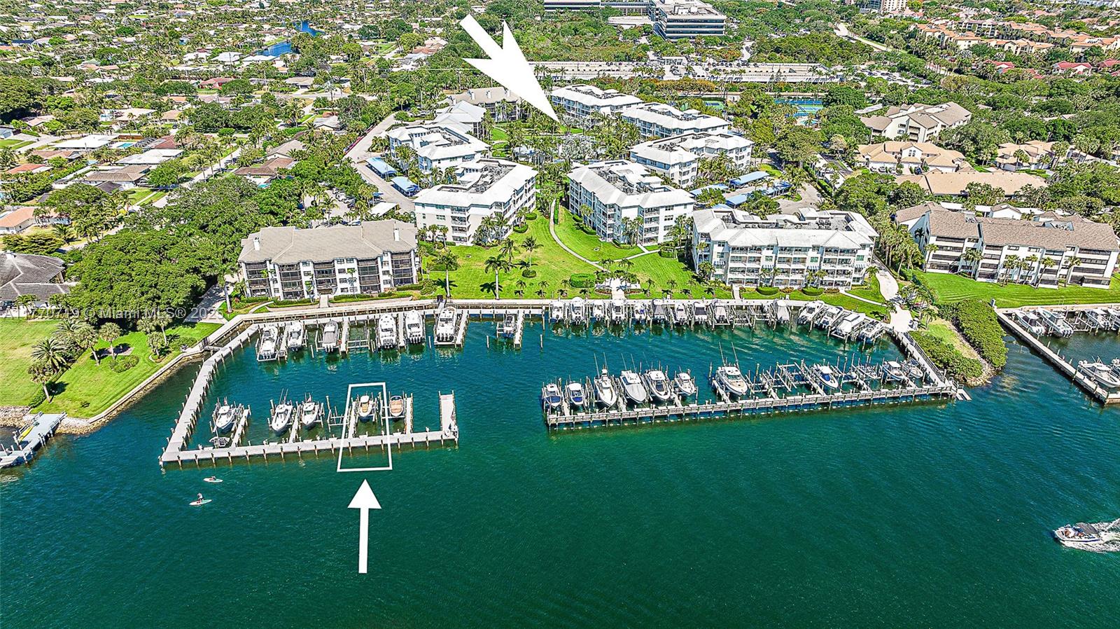2021 center console boat with only 68 hours negotiable with the sale of the condo! Stunning Juno Beach condo with a deeded 40ft boat slip! Nestled directly on the Intracoastal, your slip already comes equipped with a 12,000 lb. boat lift! The condo was built in 2016 and is conveniently located on the first floor. This is a pet friendly building with fabulous amenities, including a pool, spa, fitness center, tennis, pickleball, and more! Located minutes to the beach, and all the best shopping and dining!