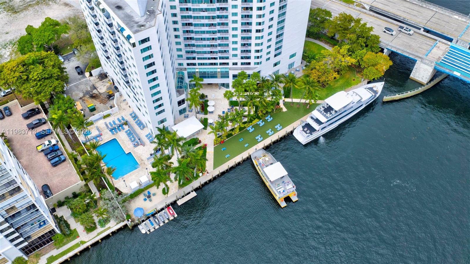 Condo-hotel living meets investment opportunity in this fully furnished 1-bedroom residence at Gallery One. Positioned on the 8th floor, this unit captures sweeping Intracoastal views with the ocean just beyond Birch State Park, all enjoyed from your private balcony. Designed for both personal enjoyment and income potential, the interior features a full kitchen with stainless steel appliances, a spacious living and dining area, and a functional layout ideal for short-term rental or extended stays. Located within a Hilton-managed, resort-style building, owners have the flexibility to participate in the hotel program or rent independently with no rental restrictions. This turnkey property offers true ease of ownership with hotel-style services and strong appeal for investors and second-home buyers alike. Amenities include a waterfront pool, fitness center, on-site dining, spa services, valet, and dock access with water taxi convenience. Just moments from Fort Lauderdale Beach, Galleria Mall, Las Olas, and premier dining and shopping, this is elevated coastal living with built-in income potential. Cash Sales Only.