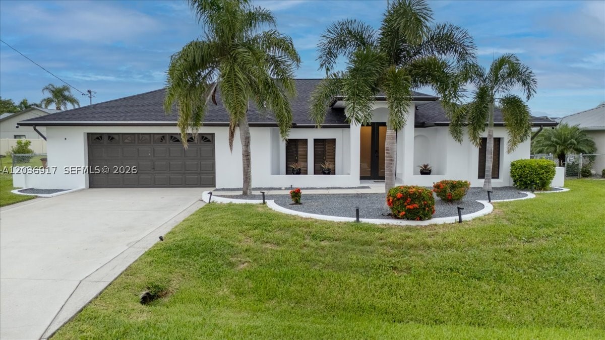 This gourgeous direct Gulf access property is a true gem and is located in the established neighborhood SAVONA. The property has Been completely renovated and designed in a modern open concept  style.
New impact windows and doors were installed throughout.
The kitchen was also remodeled with new cabinets, all new appliances, quartz countertops and an island.Enjoy the water views from the kitchen through the picture windows installed.New air conditioner, LED high hats, outlets and switches. Newer roof (2024). The property is decorated beautifully since the owners use it for vacation rental.
The pool is refinished with a marble decking pool cage.From here one goes out to your private boat dock, jump in your boat and sail off. You are only five minutes to the river. This property is being sold turnkey and has a great vacation rental history.