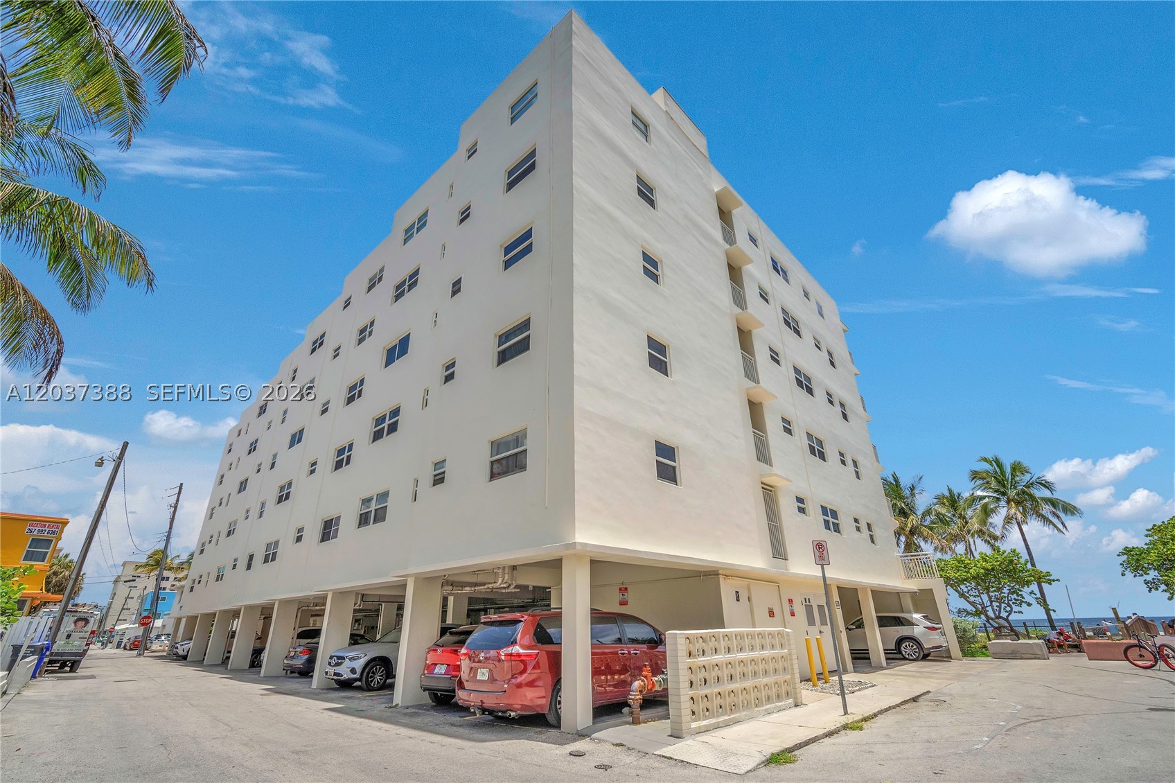 Back on the market! Don't miss opportunity to own a beautifully updated beachfront residence nestled between the Atlantic Ocean and the Intracoastal Waterway in Hollywood Beach.
This well- maintained unit features an open-concept kitchen with stainless steel appliance, micro-wave, granite countertops, wood cabinetry, and elegant tile flooring throughout. Additional upgrades include impact-resistant windows, plantation shutters, an updated bathroom, a newer tankless water heater, and HVAC system 2016.
Freshly painted and professionally cleaned, this home is move-in ready and offers breathtaking views of the ocean and the iconic Hollywood Beach Boardwalk directly from your balcony.
For added peace of mind, the building's 50-Year Milestone Inspection has been completed, along with
Structural Integrity Reserve Study (SIRS), with reserves.
Please note: This is a land lease with approximately 40 years left and is available to cash buyers only.
Information is deemed reliable, not guaranteed.