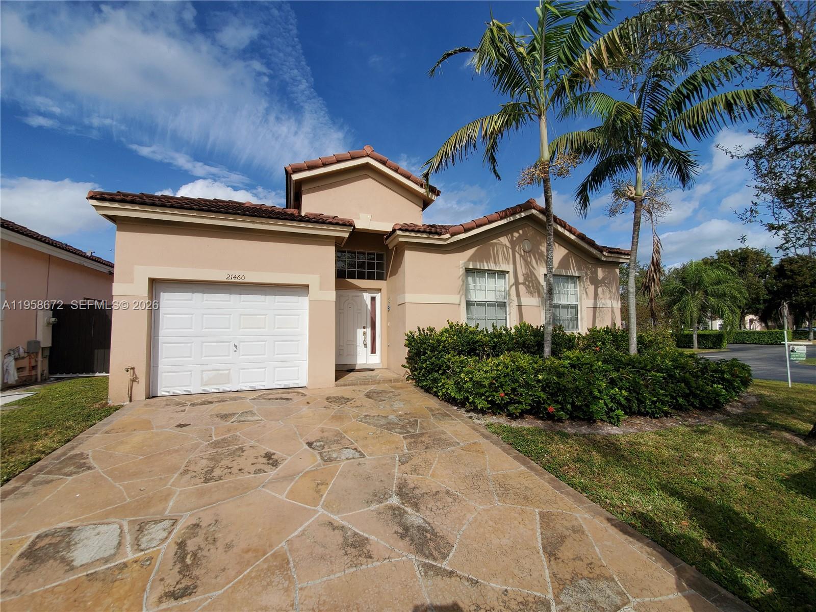 This fine Cutler Bay home is charming and spacious with 3 bedrooms, 2 bathrooms, and  1 car garage. The home was freshly painted and  features updated kitchen with stainless steel appliances an open back patio and It sets on a fenced corner lot. The community has swimming pool, Kids play areas and jog paths. This property is proximate to fine schools, shops, dining and entertainment and just minutes away from Black Point Marina. This immaculate home is available immediately.