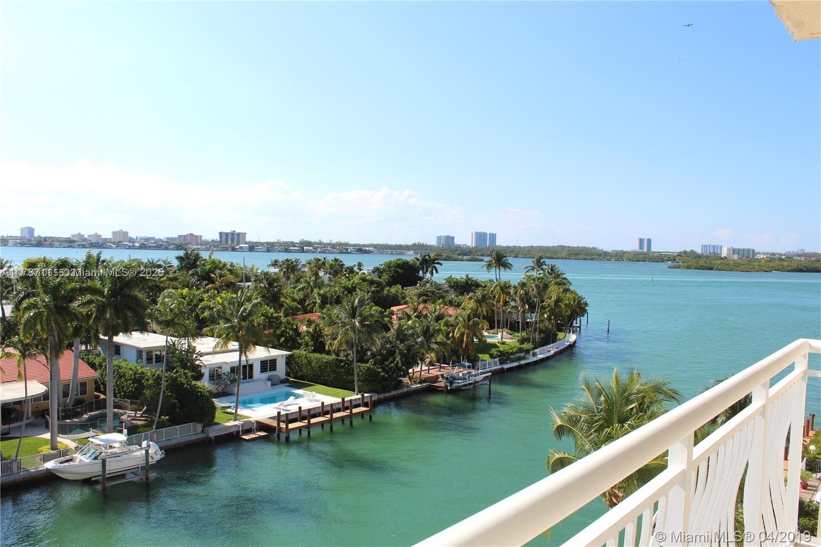 Spacious 3-Bedroom Residence in Bay Harbor Islands. This updated 3-bedroom, 3-bathroom residence boasts direct water views from all living areas and walk-in closets throughout. Enjoy an open kitchen with granite countertops, stainless steel appliances, and a wine cooler. Additional features include marble bathrooms, a built-in laundry room, separate storage, and 2 assigned parking spaces plus guest parking. Recently painted with brand-new wood floors, it’s just a short walk to Bal Harbour Shops, the beach, and fine dining. Enjoy stunning sunsets from your home!
