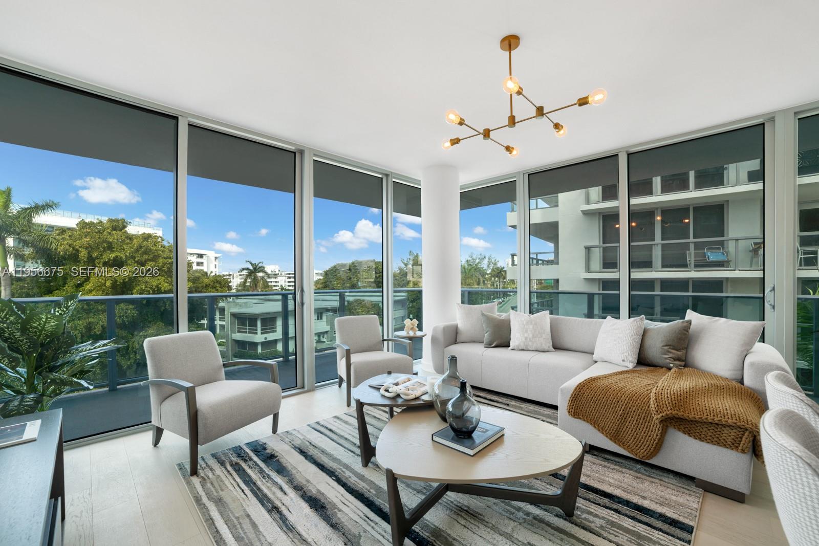 Experience boutique luxury living at La Baia Residences on the exclusive enclave of Bay Harbor Islands. A stunning, newly constructed 2 bedroom, 2.5 bathroom, light-filled condo situated in the exciting new development imagined by Revuelta Architecture. Custom Italian cabinetry by Snaidero, premium quartz countertops, top of the line appliances, and in-unit washer/dryer. The unit features a luxurious primary bedroom with spa-like bathroom en-suite. Custom motorized privacy and black out shades are installed. A relaxing balcony with serene island view completes an ideal environment for entertaining. Ideally situated moments away from beaches, parks, world-class dining and shopping, La Baia offers a rare combination of secluded privacy and urban convenience.  La Baia is a full-service waterfront building with amenities including a rooftop pool and jacuzzi, state of the art wellness facilities,  private marina, and club lounge. 24/7 concierge services, 2 covered garage spaces, and valet parking available for guests. Boat slips are available for purchase; private dock is accessible from the property for residents only.