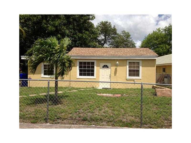 No waiting! 2bedroom/1bath home with large fenced yard; knockdown textured walls, wood blinds on all windows, ceiling fans in bedrooms, dining and living areas; quiet location near shopping, schools, highways for easy commuting to Miami and Ft. Lauderdale . Smaller pet allowed with $200 pet deposit.