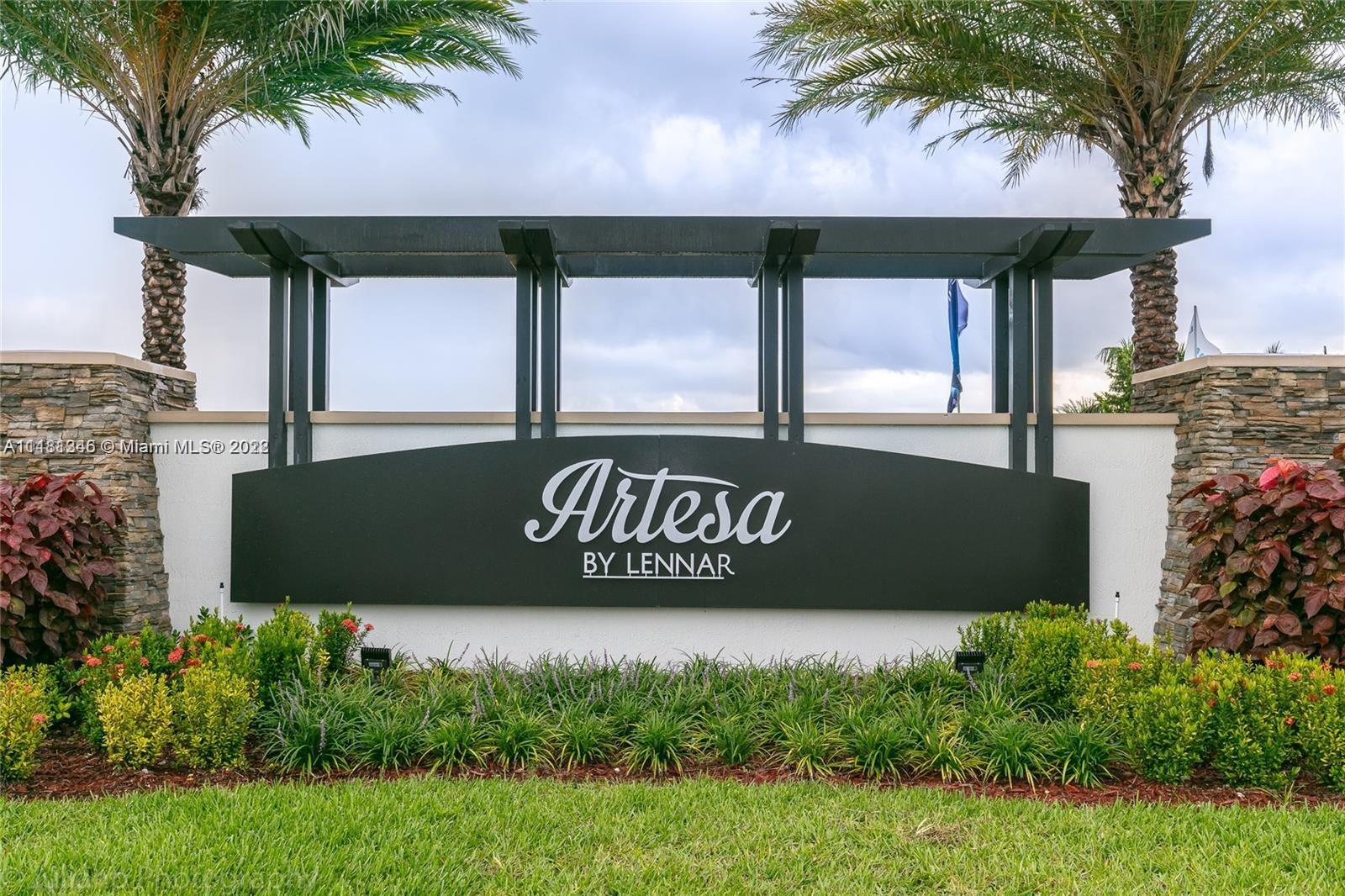 Townhome At ARTESA Community in Homestead. 4 Bedrooms and 2.5 bathrooms. Stainless Steel Appliances, Granite Counter tops. Ceramic on the first floor and Carpet on the second Floor. A MUST SEE!! For Showings Call listing Agent.