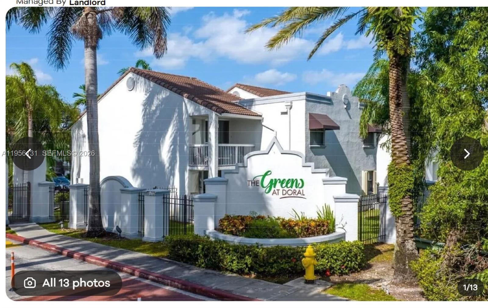 THE GREENS AT DORAL CONDO - Residential Lease