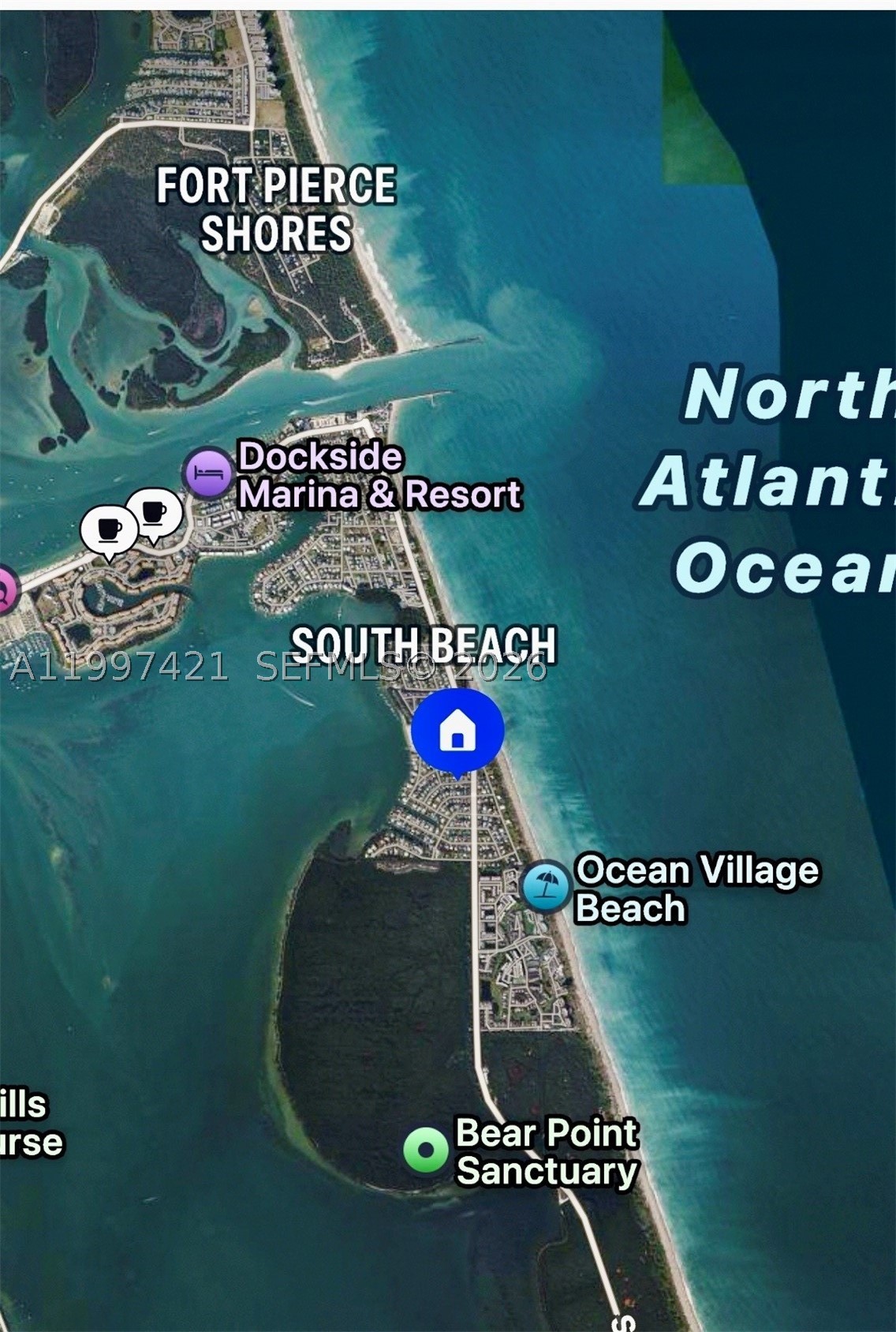 LOCATION! LOCATION! LOCATION! BEACHSIDE LIVING AT IT'S BEST! LITERALLY STEPS TO THE BEAUTIFUL OCEAN BEACHES! From your backyard, walk to Indian River Lagoon Jaycee Park, with beach, boat & jetski ramps, tennis & pickleball courts, and picnic pavilions! Bring your metal detector and treasure hunt on one of three ocean beaches within walking distance! NO HOA! First time offering, welcoming pristine 3/2 Island Home with 1 car garage.  Hardiplank siding on 3 sides, refaced brick on front Meticulously maintained and painted inside and out, impact glass all around, top of line metal roof, new Lennox AC in 2024, hardwood flooring, remodeled cook's kitchen with tons of cabinetry! Den/Office or 3rd bedroom w/closet. Storage everywhere including garage! Bring the RV! Extra concrete pad, 50 Amp transfer box & generator hookup and your own RV clean out!  125 gal underground propane tank, tankless hot water heater, auto sprinklers, room for a pool, has 10x10 storage shed! They chose highest lot to build! You can get access to private community deeded beach for $75 yearly. All utilities covered under one payment, runs around $200 on average. Very economical home! Seller does have wind mitigation from 2024, front door is not hurricane impact, everything else is. Close to South Hutchinson Island shopping & dining! Feel like you are on vacation everyday, with the beautiful drive to this home. Surrounded by water, intracoastal to ocean!