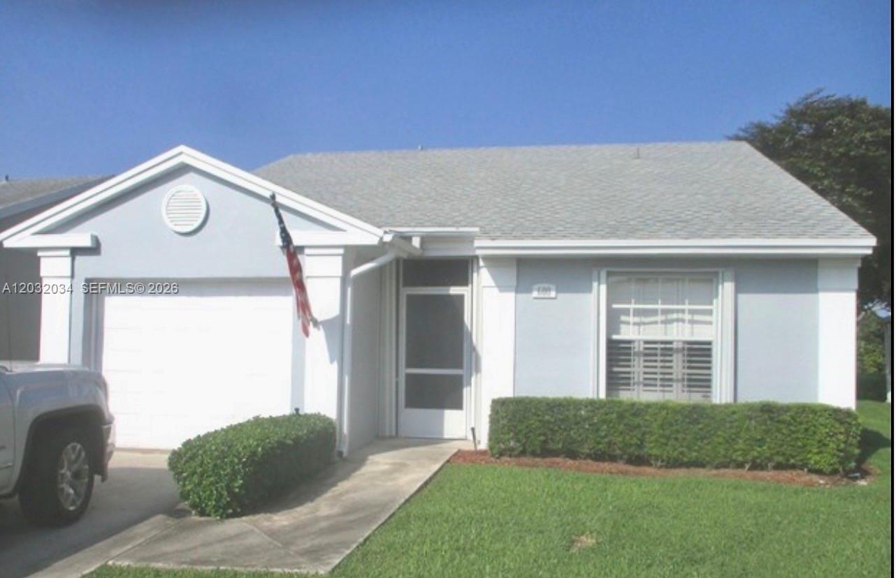 Attention Investors! This 2/2 single-family home located in North Gate, a Keys Gate Community, offers a spacious split floor plan, tile throughout, a large screened porch, a one-car garage, a roof from 2010 and full hurricane protection. The HOA fee includes cable, internet, alarm,  lawn maintenance, house painting every 7 years, clubhouse with a pool, gym and much more! The unit is currently rented until 2027 to tenants who have been in place since 2019 with an excellent rental record. 
With its desirable location, amenities, and long-term tenants in place this property is an ideal investment opportunity