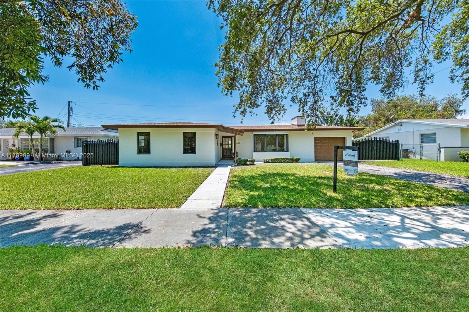 Recently renovated, this stunning single family home is available for you in one of Miami's most coveted neighborhoods. Featuring 3 bedrooms, 2 bathrooms, a garage, a separate laundry room and sitting on a almost 9,000 square foot lot, this is truly a wonderful place to call home.  All the bedrooms are located in the south wing of the house, and the living areas are very large, great for the modern family!  The back yard screams of memorable events for the friends and family.  The landlords are looking for someone who will love this home as much they do...Is that you?