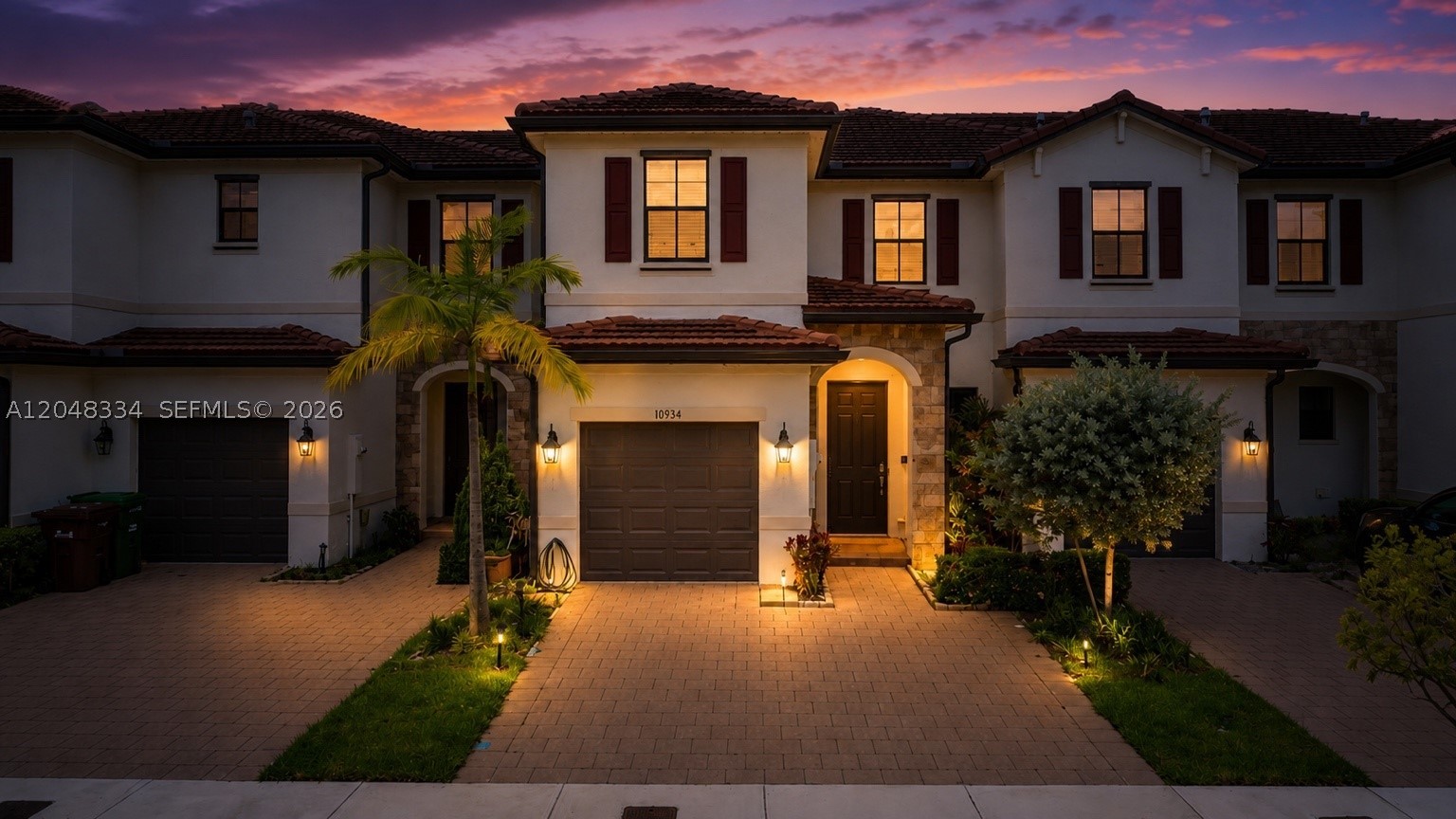 Welcome to this beautifully maintained 3-bedroom, 2.5-bath townhome located in the highly sought-after gated community of Aquabella in Hialeah. Built in 2020, this spacious residence offers approximately 1,708 square feet of thoughtfully designed living space with an open-concept layout that’s perfect for both everyday living and entertaining. The modern kitchen features stainless steel appliances, ample cabinetry, and generous counter space, flowing seamlessly into the living and dining areas. Upstairs, you’ll find spacious bedrooms, including a comfortable primary suite with a walk-in closet and private bath. Enjoy the convenience of a 1-car garage plus additional assigned parking, a private patio, and smart use of space throughout. Residents of Aquabella enjoy resort-style amenities, including a clubhouse, swimming pool, fitness center, children’s splash park, playgrounds, and beautifully maintained green spaces, all within a secure gated community. Ideally located near major highways, shopping, dining, and top-rated schools, this move-in-ready home offers the perfect blend of comfort, style, and convenience. Don’t miss this incredible opportunity to own in one of Hialeah’s most desirable communities. Will not last!