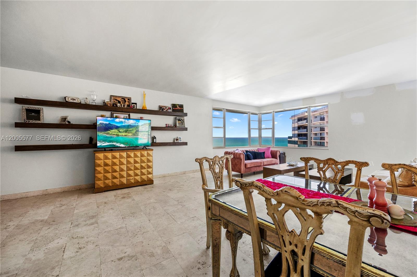 VERY SPACIOUS UNIT THAT BOASTS OCEAN VIEWS FROM ALL ROOMS. TASTEFULL RENOVATED AND EASILY CONVERTED TO 2 OR 3 BEDROOMS.
ALL AMENITIES, CABLE, WIFI, A/C AND ELECTRICITY INCLUDED IN MONTHLY MAINTENANCE FEE.
THIS OCEANFRONT HISTORIC BUILDING IS IN THE FINAL STAGES OF A COMPLETE AND TOTAL RENOVATION/BEAUTIFICATION PROJECT THAT WILL SATISFY YOUR MOST DISCERNING CLIENTS!!!!
BUY NOW BEFORE THE DEMAND TO LIVE AT THIS LOCATION SOARS...