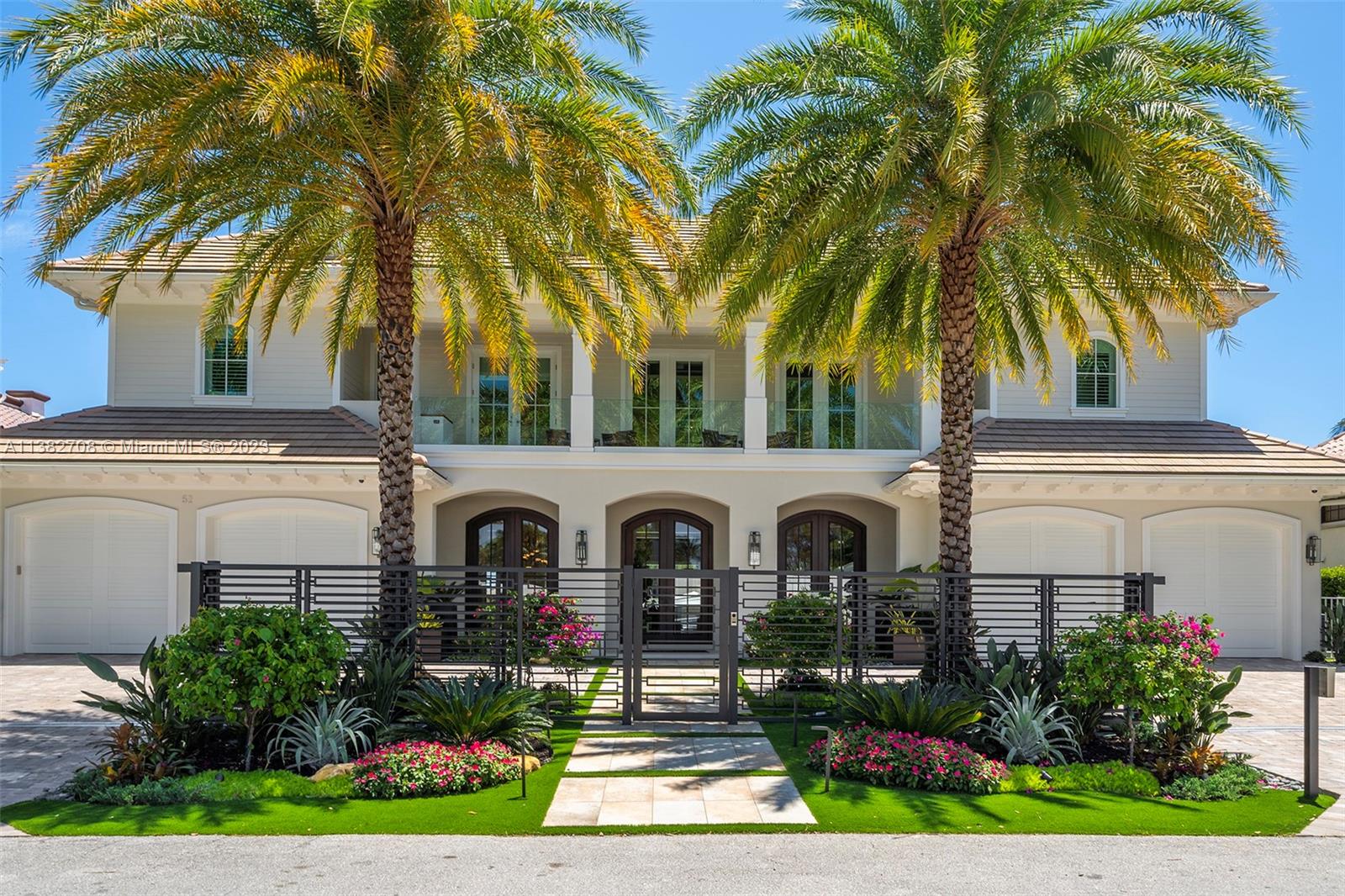 Discover unmatched luxury in this Michael Grey interior designed estate, a turnkey gem in the yacht capital of the world. A prime location within walking distance to Las Olas Blvd, boasting dual master bathrooms/closets, flawless design, and thoughtful spaces. Recent upgrades: Allini water filtration, Toto toilets, full home automation, Lutron lighting/blinds, and more. The estate features a gourmet kitchen w/Wolf & Sub Zero appliances, club room, office, bar, wine room, summer kitchen, air-conditioned 4-car garage, infinity saltwater pool, elevator, fireplace, 48kw generator, commercial-grade gym, & sauna. Enjoy 100' of waterfront, deep water dockage for a yacht, & great boat turnaround space on a desirable wide, deep canal. A truly exceptional property with unparalleled elegance.