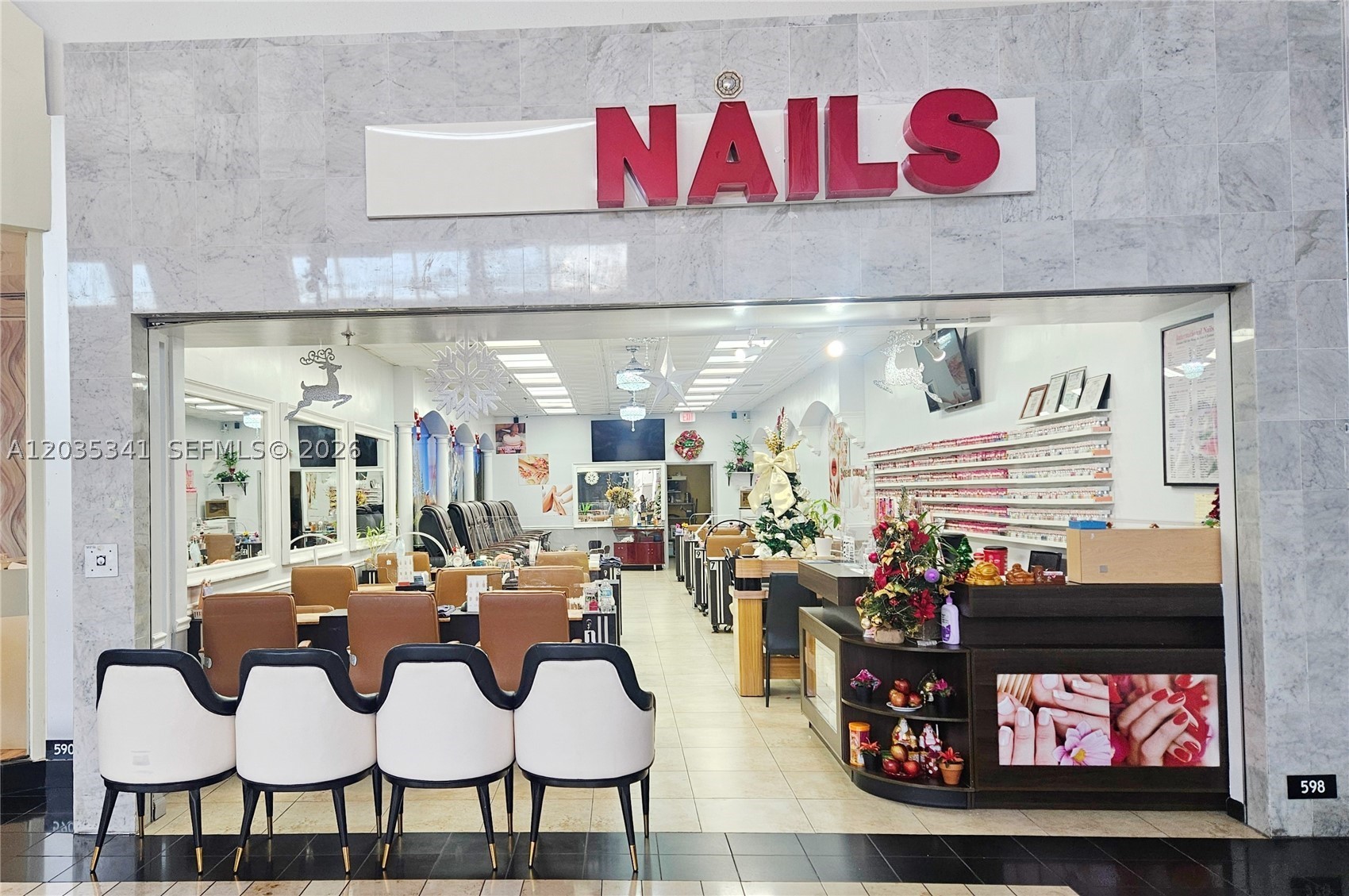 This well-established nail salon presents a rare opportunity to step into a profitable, turnkey business situated in one of the area’s busiest and most renowned shopping mall. With excellent visibility, heavy walk-in traffic, and convenient parking, the salon has built a loyal and steady customer base over many years. The business enjoys consistent cash flow, driven by both repeat clientele and strong daily walk-ins. It is ideal for an owner-operator or investor seeking a stable, low-risk venture in the beauty industry. Services Offered: Manicures & Pedicures, Gel, Acrylic & Dip Powder, Waxing, Eyelash Extensions. Modern décor and well-maintained equipment, fully staffed.