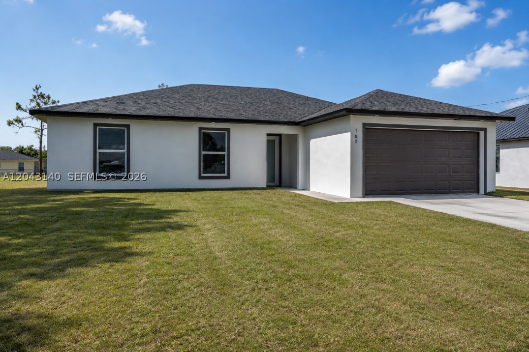 BRAND NEW 2026
This move-in-ready property in Lehigh Acres, Florida, boasts several attractive features:
Impact Windows and Doors: The home is equipped with impact windows and doors throughout, a significant advantage in Florida's climate.
Modern Appliances: It includes stainless steel appliances, suggesting a modern and convenient living space.