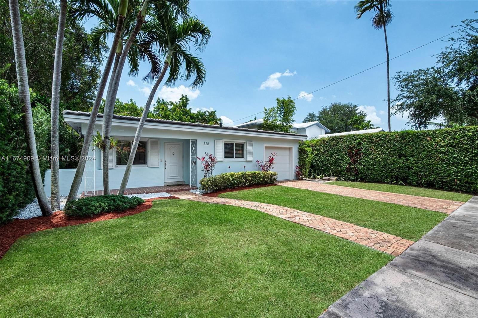 Ideal location. In the heart of Coral Gables within steps of the new Plaza, downtown Coral Gables, Merrick Park, Coral Gables Youth Center and library; you’ll never be bored and will enjoy a great quality of life. Don’t feel like walking? Take the Gables trolley just down the street. Great starter home or prefect for downsizing in a very pedestrian friendly and close-knit neighborhood. 3 bedrooms and 2 bathrooms with great layout, impact windows, new roof (2020) and full one car garage with EV ready charging.