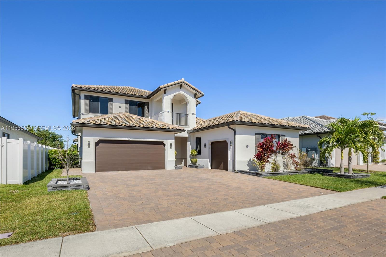 Price Improvement. Move-in-ready 5BD/3.5BA home in Miramar's gated Marbella by CC Homes. Features an open layout with an upgraded kitchen, modern finishes, impact windows and doors, updated blinds, and elegant chandeliers that convey with the sale. Primary suite on the main level, additional bedrooms and a spacious loft upstairs, plus a covered patio ideal for indoor-outdoor living. Desirable 3-car garage. Must see - Make this your new home! *Seller offering up to $10,000 toward buyer closing costs, interest rate buydown, or fencing installation with acceptable offer.