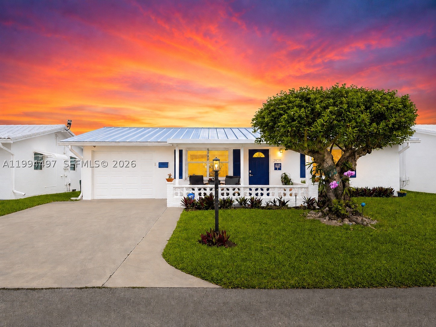 THE ONLY HOME CURRENTLY AVAILABLE IN THE HIGHLY SOUGHT-AFTER 55+ COMMUNITY OF PALM BEACH LEISUREVILLE WITH A BRAND-NEW 2025 METAL ROOF! | MOVE-IN READY | LOW HOA In today’s market, homes with major updates already completed offer real value, and this one delivers. Located on sought-after SW Park Drive, this beautifully updated 2-bedroom, 2-bath home features a brand-new 2025 metal roof, fully remodeled bathroom, updated office with new flooring ideal as a den, guest room, or potential third bedroom, 2018 Rheem A/C, 2017 water heater, and full accordion hurricane shutters. The bright, open layout showcases an updated kitchen with granite countertops, expansive breakfast bar seating, matching appliances, and seamless flow into the main living area and enclosed Florida room, creating the perfect space for relaxing or entertaining. Natural light fills the home throughout, while the enclosed Florida room offers the perfect space to relax, entertain, or enjoy year-round Florida living. Enjoy a low HOA that includes lawn care, three clubhouses, heated pools, fitness centers, complimentary golf, and a vibrant social calendar. Conveniently located near beaches, shopping, dining, and medical facilities, this move-in-ready home offers the rare combination of major capital improvements, low-maintenance living, and the active South Florida lifestyle today’s buyers are searching for. Don’t miss this rare opportunity to own one of Palm Beach Leisureville’s most thoughtfully updated homes.