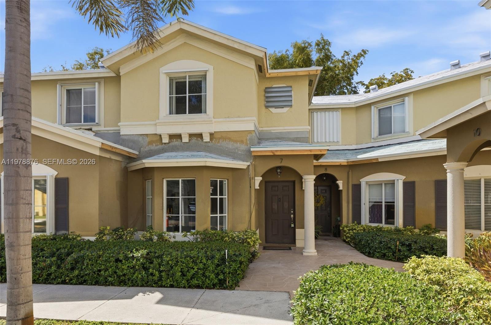 Location, Location, Location! Nestled in the heart of Fontainebleau's sought-after Century Park community, this beautifully renovated, turn-key townhouse is the one you've been waiting for. Perfectly positioned near major highways, premier shopping centers, and Florida International University, convenience is truly at your doorstep.
The thoughtfully designed split-level layout offers the perfect balance of comfort and privacy. The main floor features an open kitchen, inviting family room, a convenient half bath, and a patio. Head upstairs to find both spacious bedrooms, each with its own en-suite bathroom, plus a dedicated laundry room for added convenience. New Roof is being installed! No special assessments