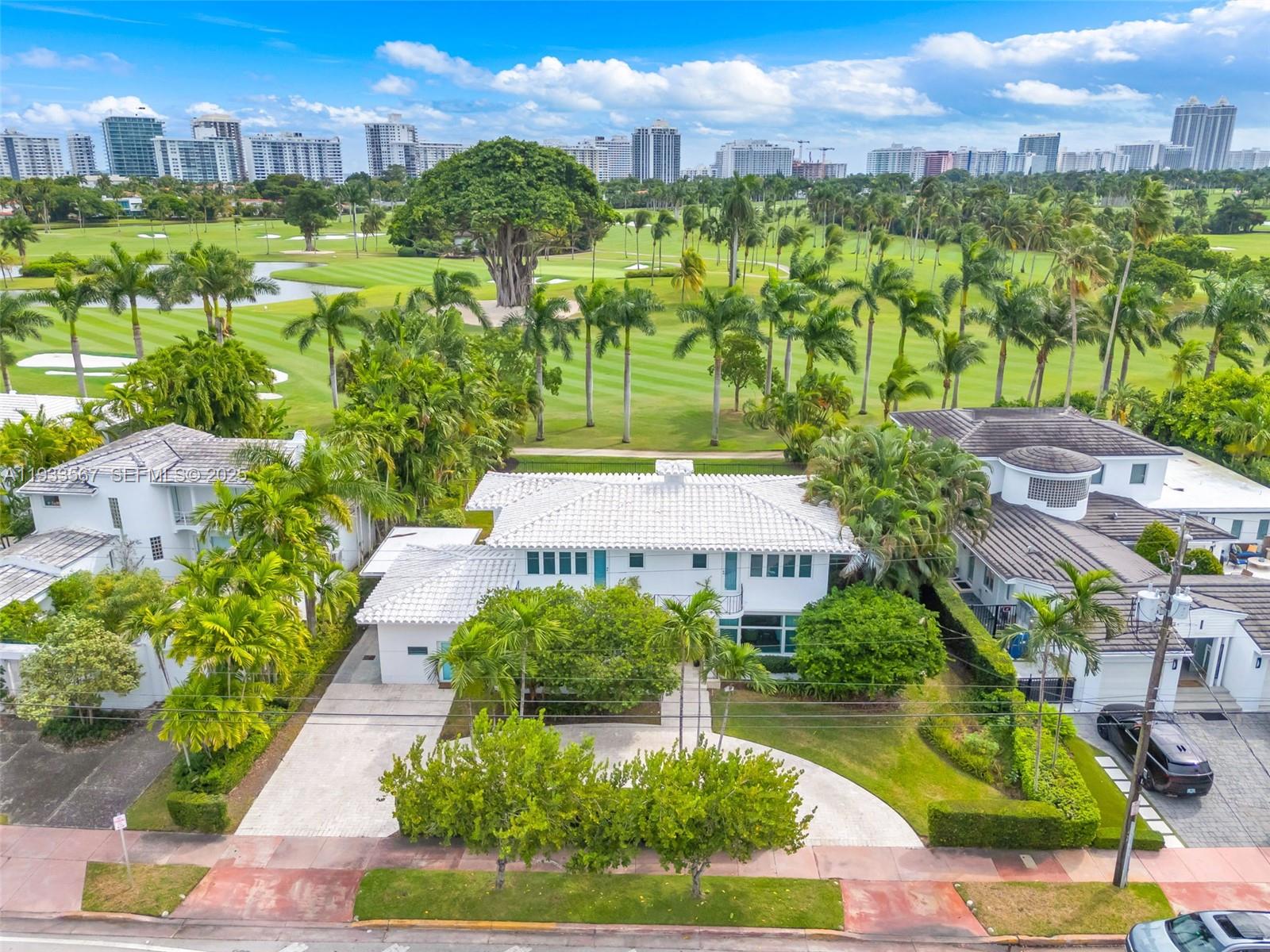 Discover the potential of this spectacular property on the 3rd hole of the golf course at the private La Gorce Country Club. The spacious 3-bedroom home with 3 ensuite baths and 1 half bath, spans 4,061 square feet and rests on an impressive 11,750 square foot lot. Developers will find inspiration in the opportunity to craft a contemporary masterpiece with wide, captivating golf course views. The existing structure invites with a blend of classic allure and modern conveniences, offering a canvas ripe for transformation. Whether you envision a new era of luxury or are drawn to its current charm, this property provides a versatile foundation for your vision in a prime location with magnificent golf course views. Embrace the potential of this Miami Beach residence and imagine the possibilities.