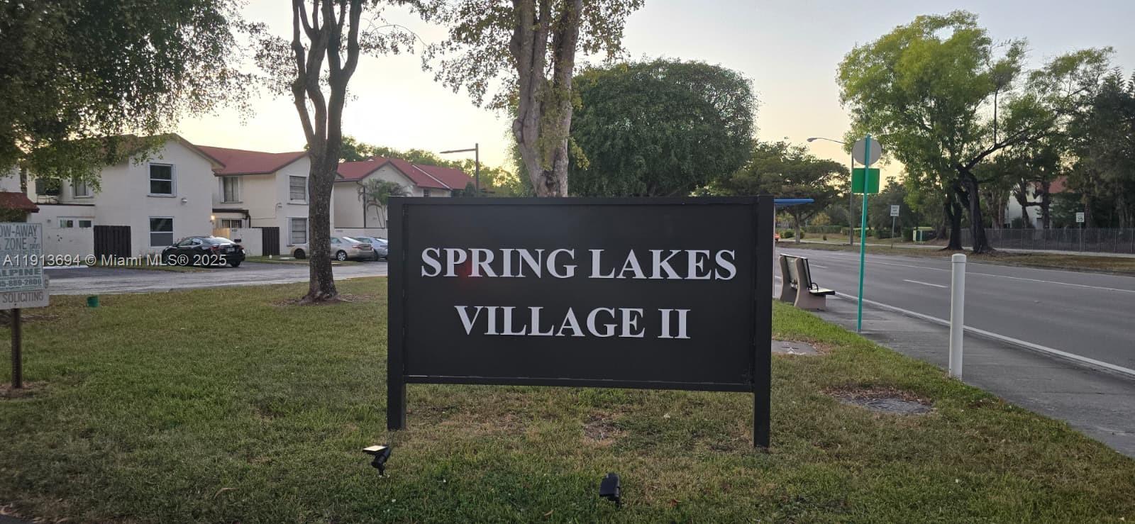 Discover the perfect blend of comfort and convenience in this inviting 3/2 townhome located in the desirable Spring Lakes Village II community. Spanning 1,565 square feet, this 2 story residence offers a thoughtfully designed layout that feels like a single-family home. Stepping inside, you are welcomed by a bright and airy living space featuring first-floor entry and a convenient bedroom on the main level—ideal for guests, a home office, or multi-generational living. The modern kitchen comes fully equipped with essential appliances, including a refrigerator, electric range, microwave, dishwasher, washer/dryer, and a wine cooler. The home opens up to a private patio with a relaxing garden view, perfect for morning coffee or weekend entertaining. Residents enjoy a low-maintenance lifestyle.