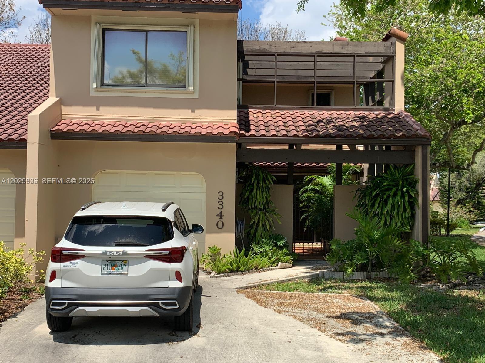 3 bedrooms, 2.5 baths townhome, garage converted to a 4th bedroom. Located in Costa Del Sol gated community in Doral, this beautiful townhouse offers the perfect blend of golf course living and serene green spaces with partial lake view. Surrounded by lush landscaping, just minutes from shopping, dining, and entertainment in the heart of Doral.