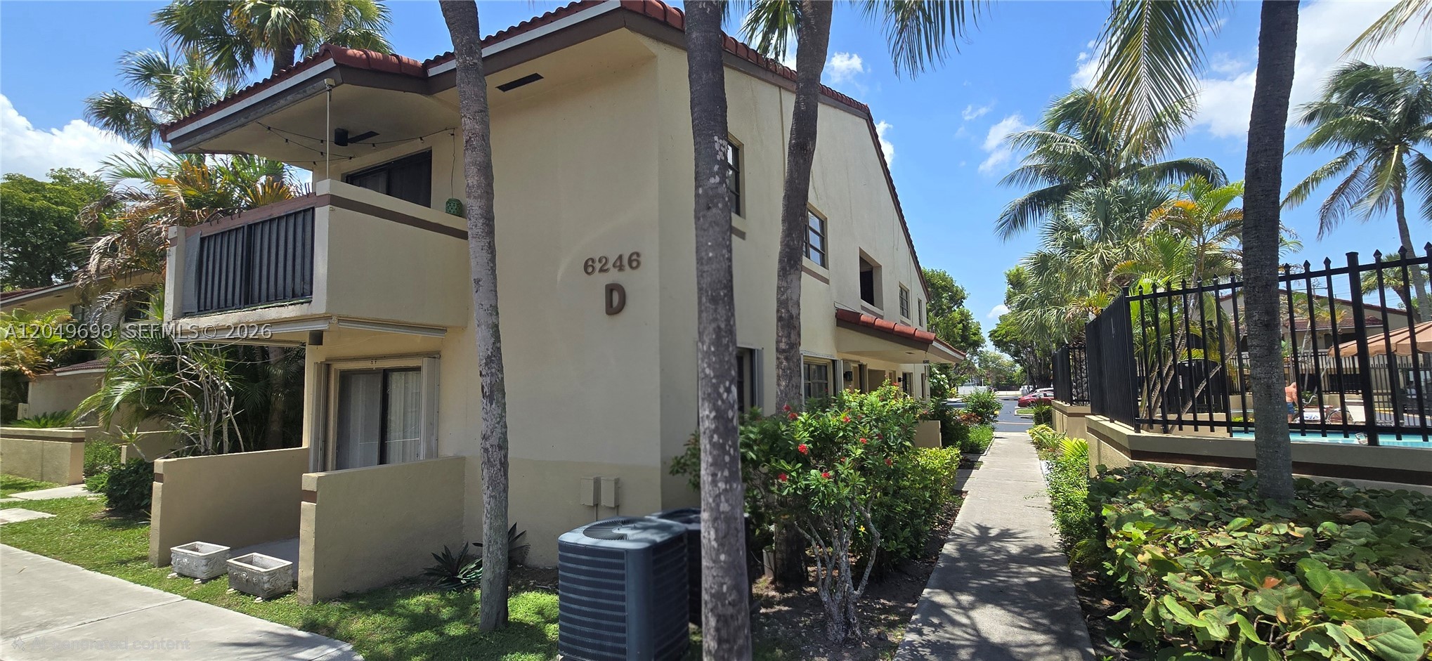 This spacious 2-bedroom, 2-bathroom conveniently located first-floor condo offering 1,030 square feet of comfortable living space with low HOA. Unit has tile flooring throughout with washer/dryer in unit. This well-designed & well maintained unit provides an open and inviting layout perfect for everyday living or entertaining. Located in a desirable gated community, this condo combines comfort, convenience, and value in an excellent community.